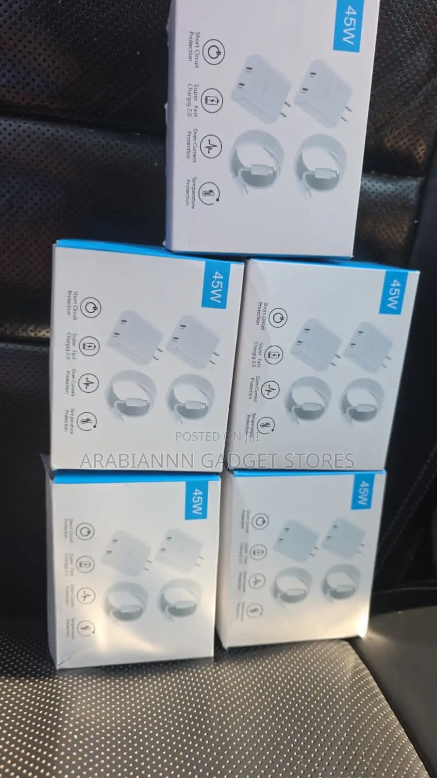 2in1 45w Super Fast Charger With Cable (Original, Brand New)