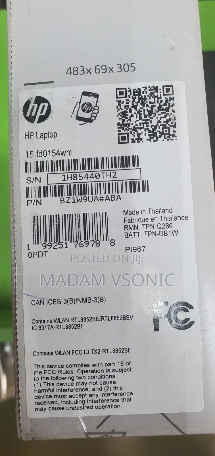 New Laptop HP 15 8GB Intel Core Ultra 5 SSD 512GB