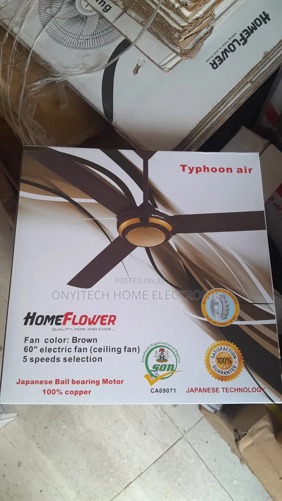 Homeflower Ceiling Fan Hf-Typhoon Air(C60)