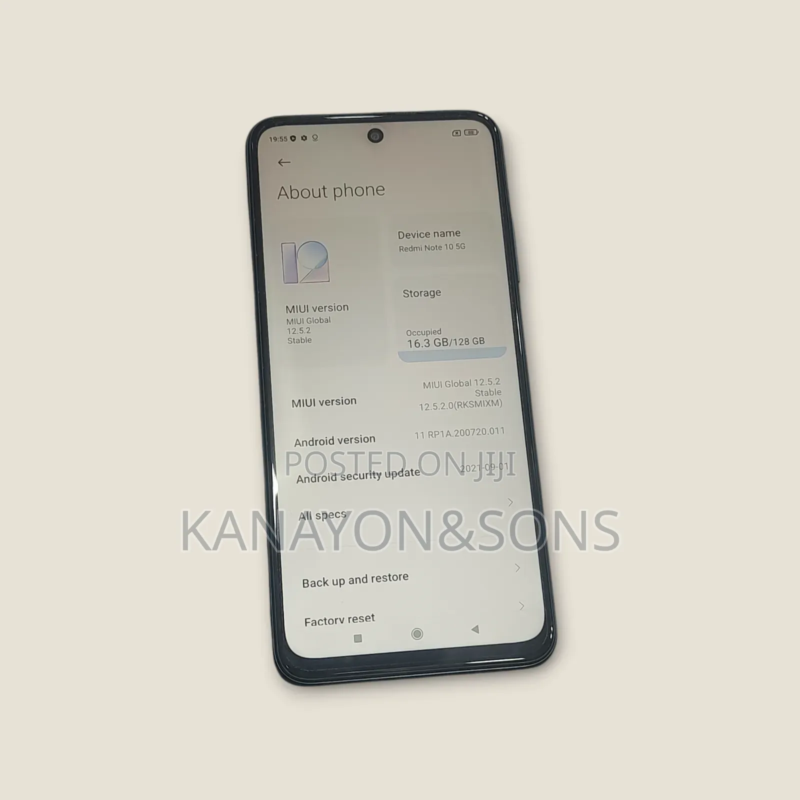 Xiaomi Redmi Note 10 5G 128 GB Red