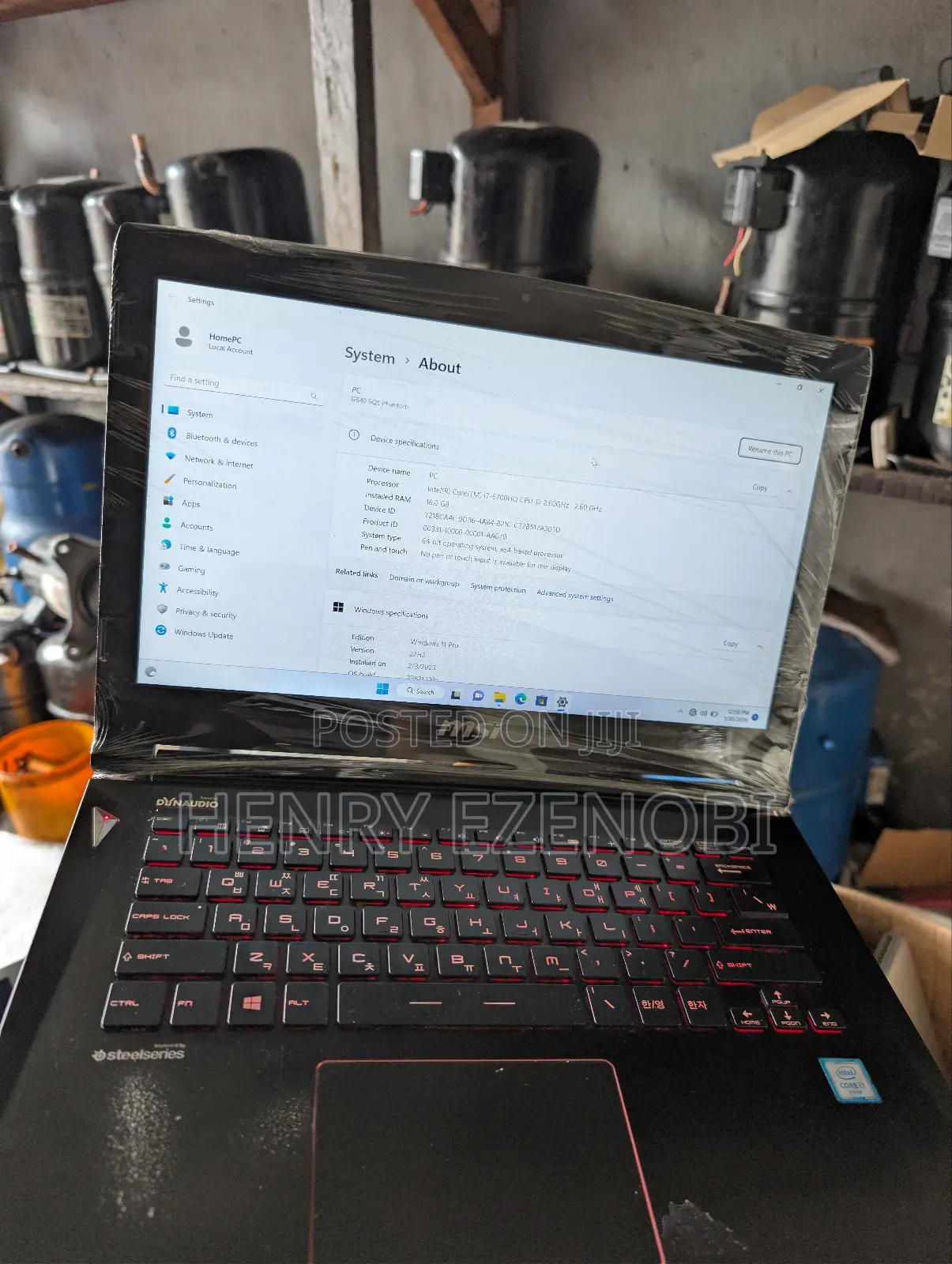 Laptop MSI GS43VR 7RE Phantom Pro 16GB Intel Core I7 SSD 256GB