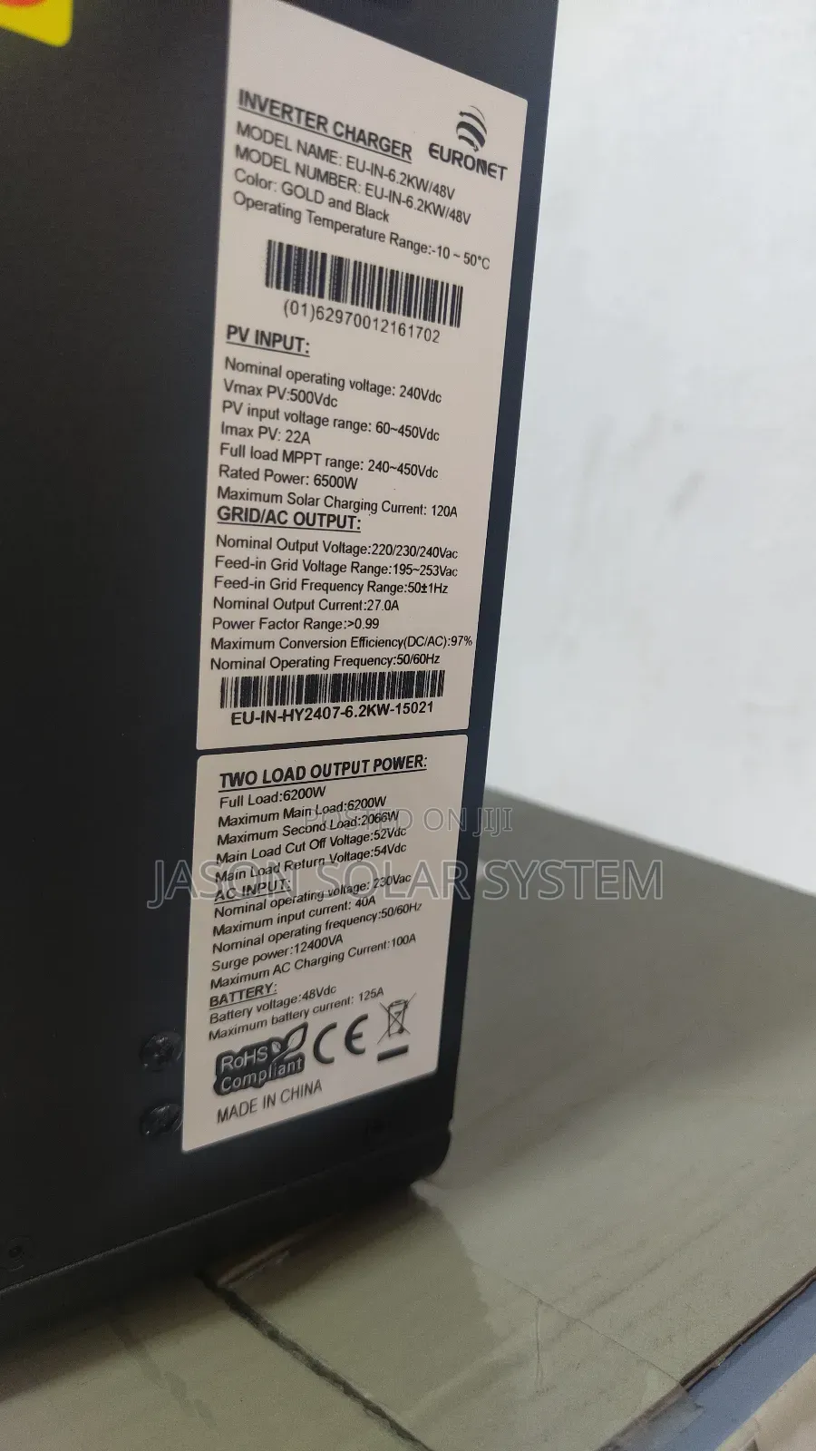 Euronet 6.2kva Hybrid Inverter
