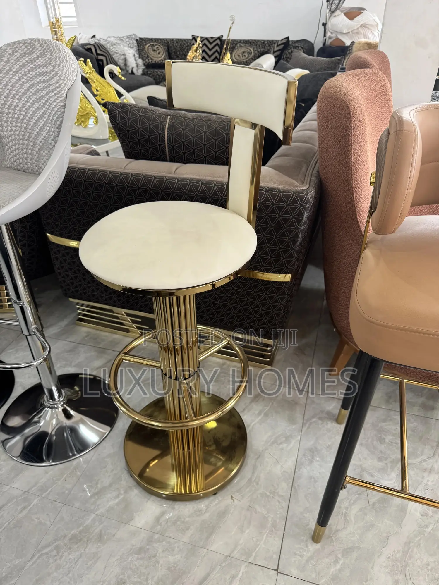 Golden Bar Stool