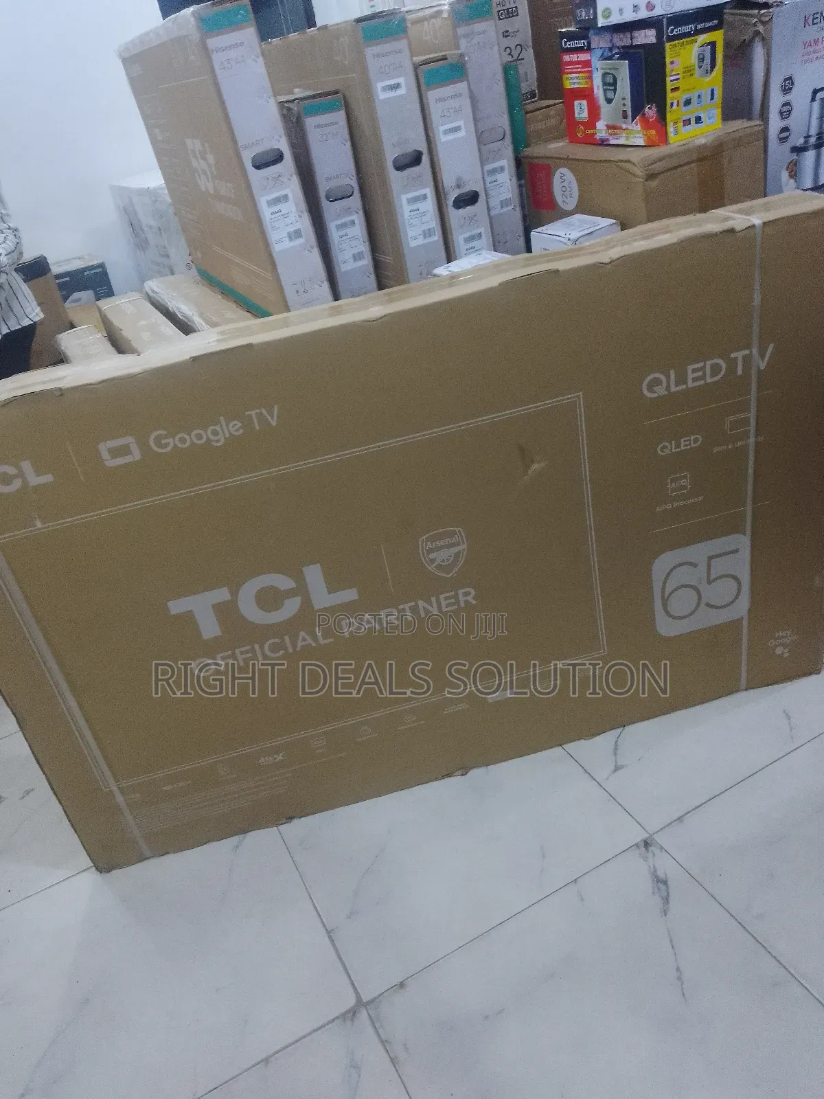 Next-Gen Entertainment – TCL 65" Qm7k Qled: HDR Wide Angle Viewing