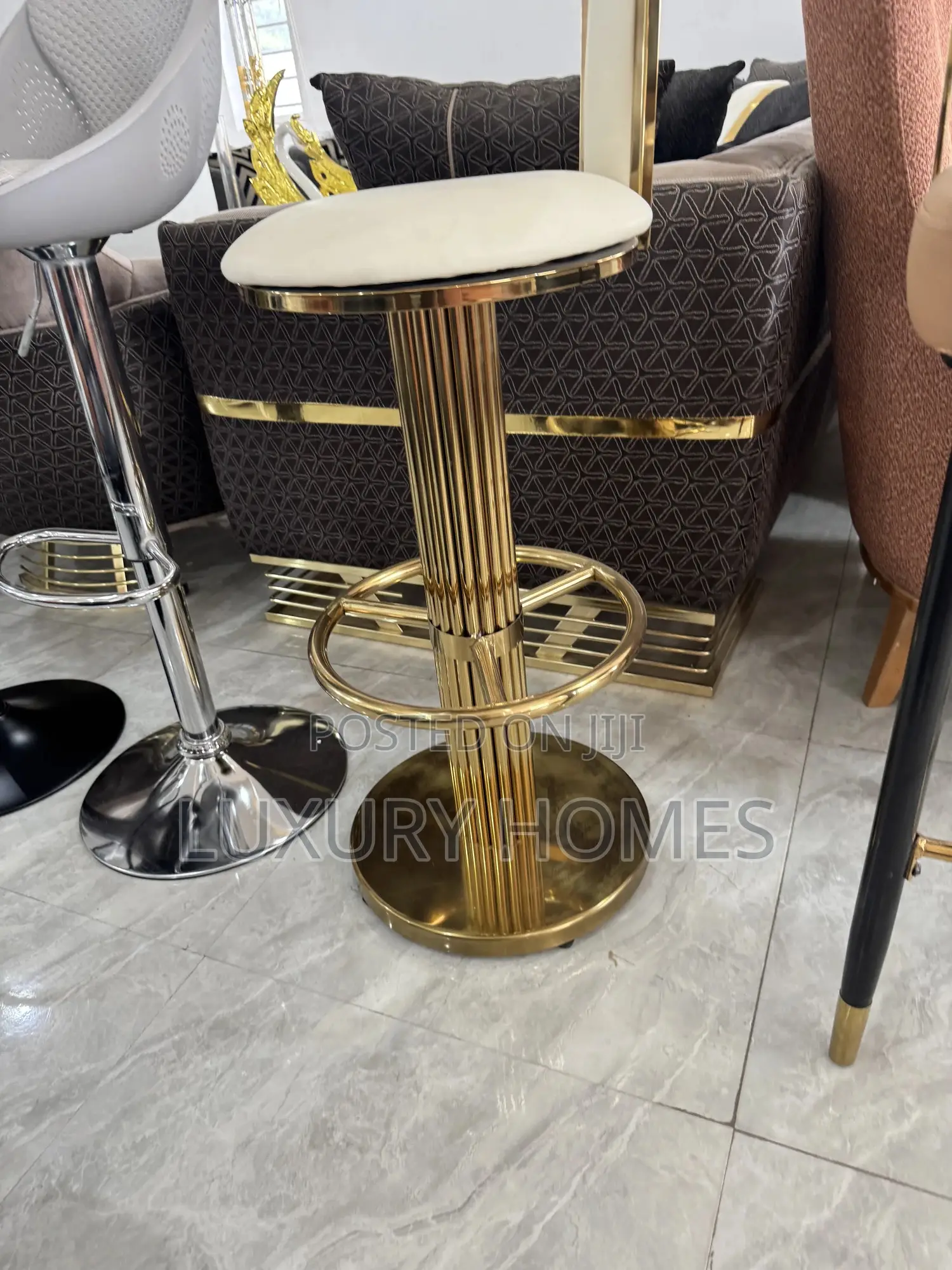 Golden Bar Stool