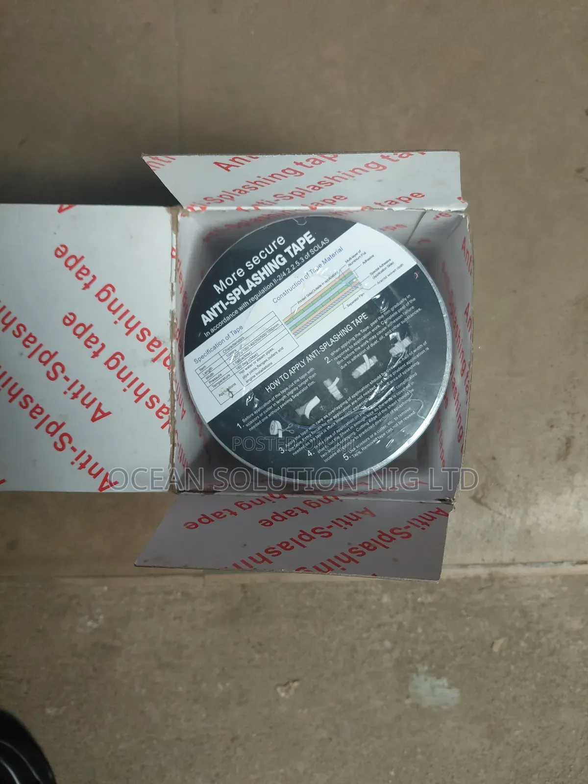 Anti- Splashing Tape 2"