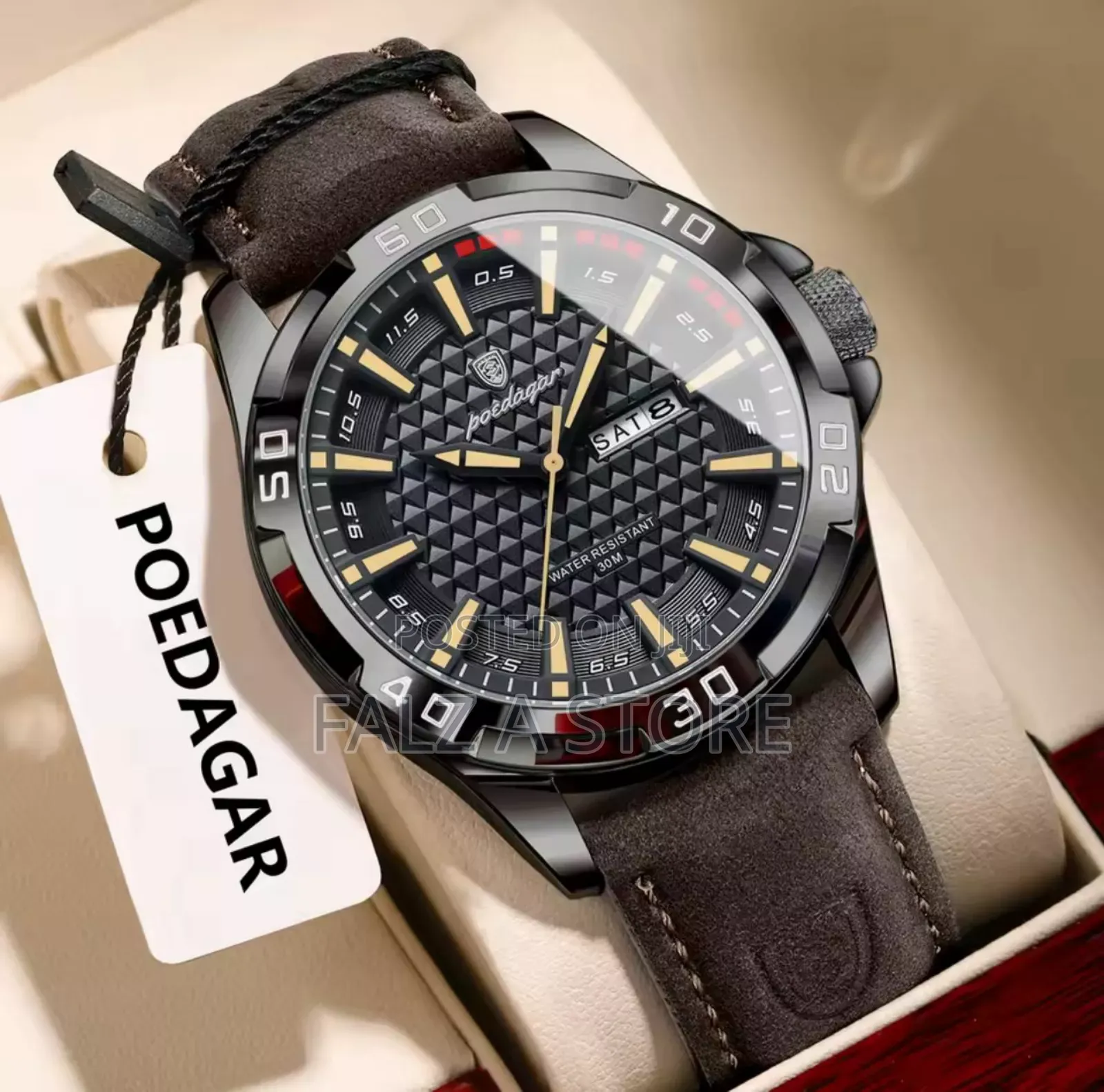 Podegar Leather Wristwatch