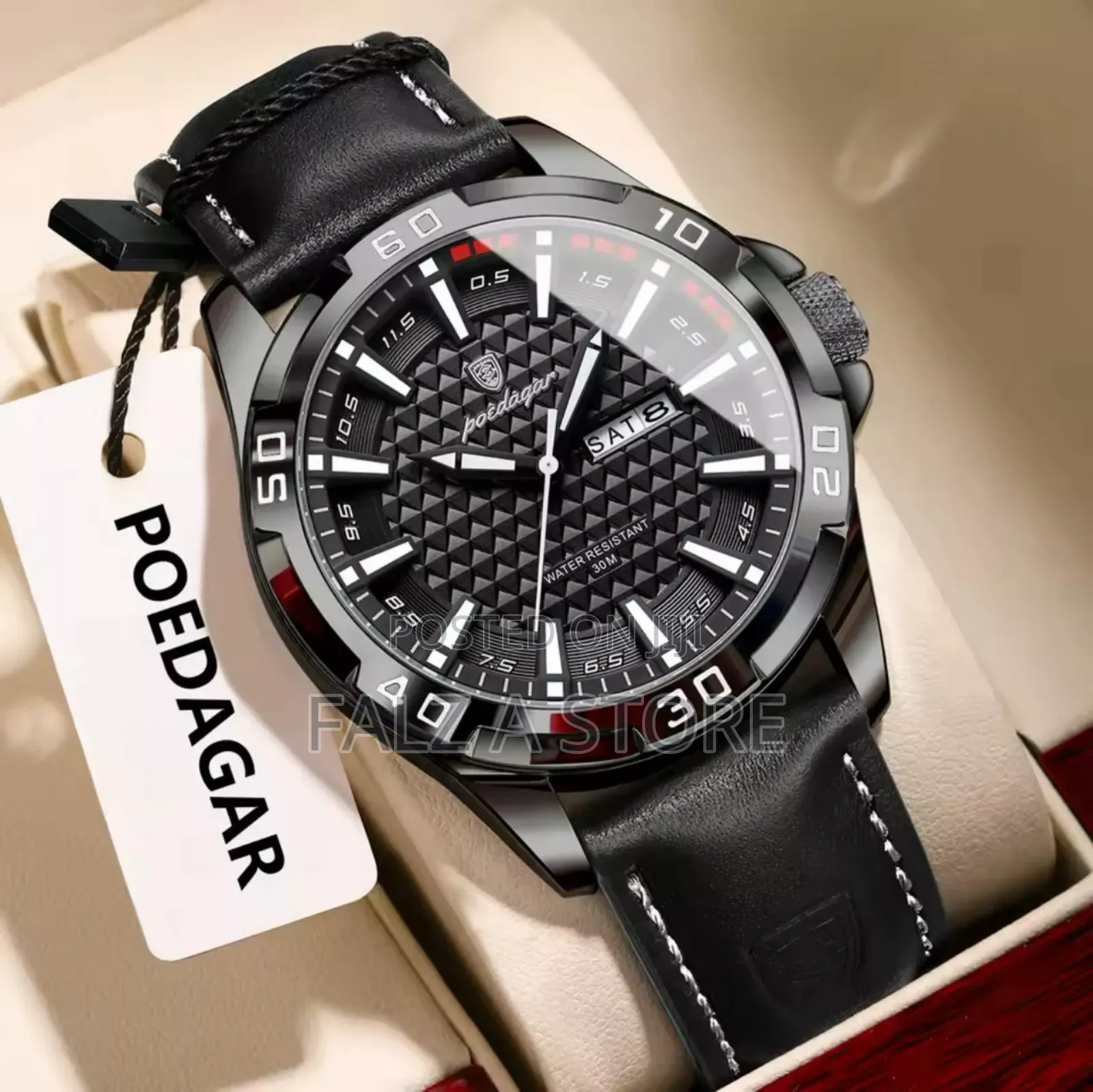 Podegar Leather Wristwatch