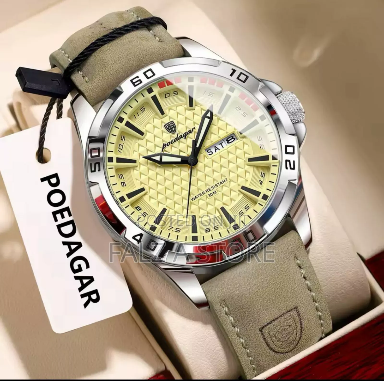 Podegar Leather Wristwatch