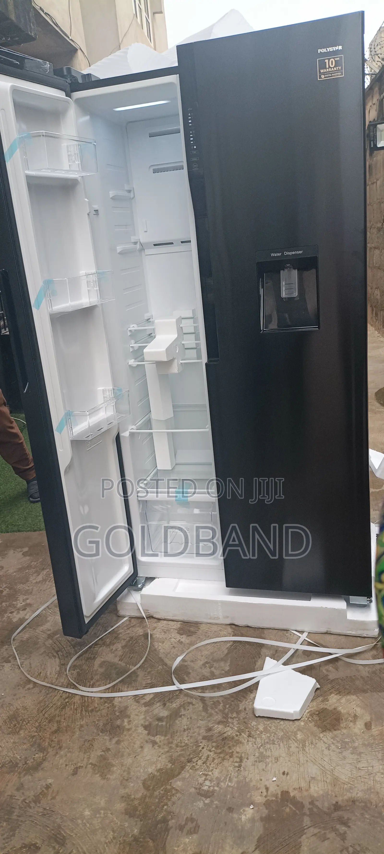 Polystar Pv-Sbs777wd-Inv Side by Side Fridge 620l
