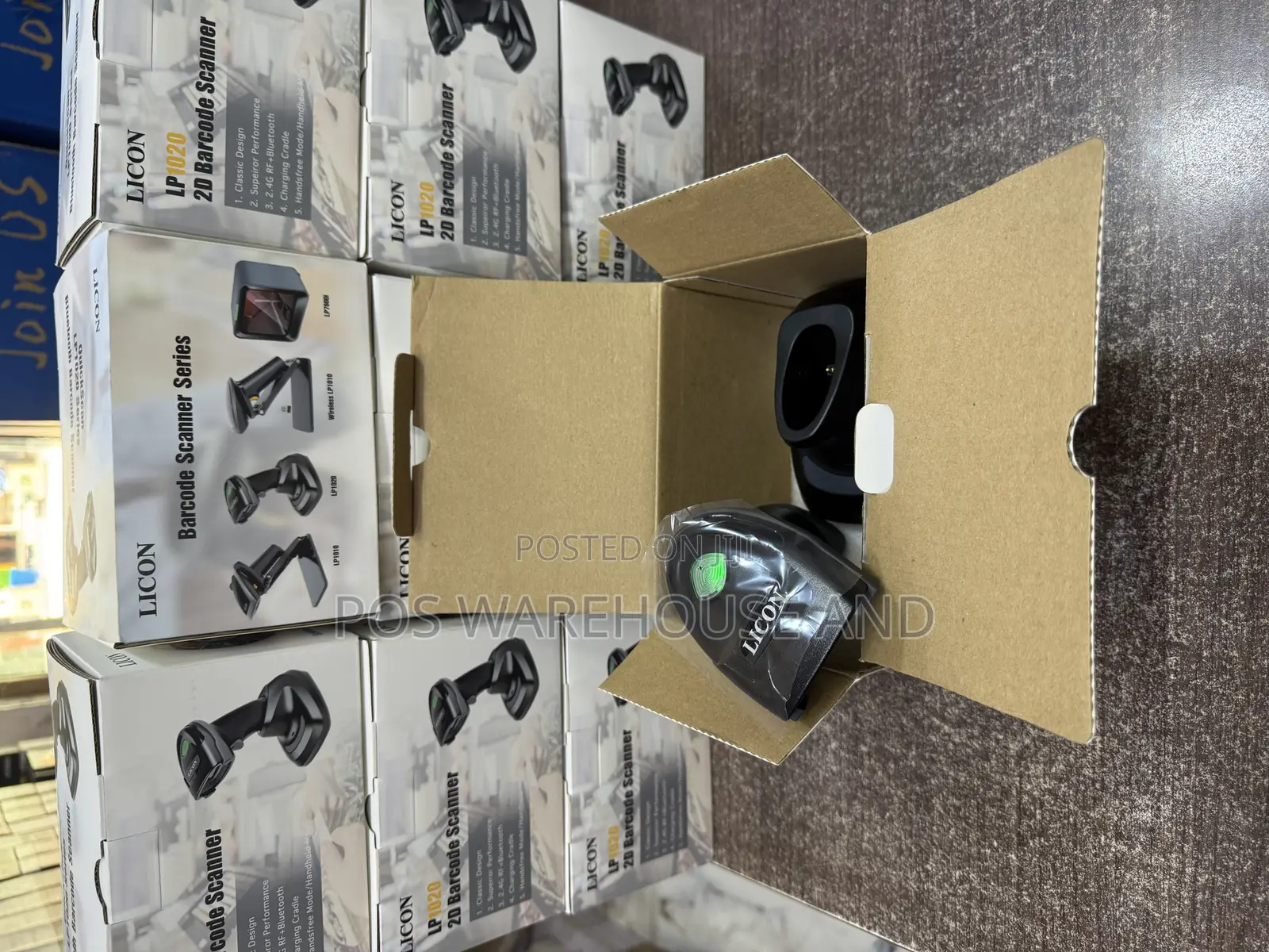 Licon Lp1020 Bluetooth Barcode Scanner With Charging Base