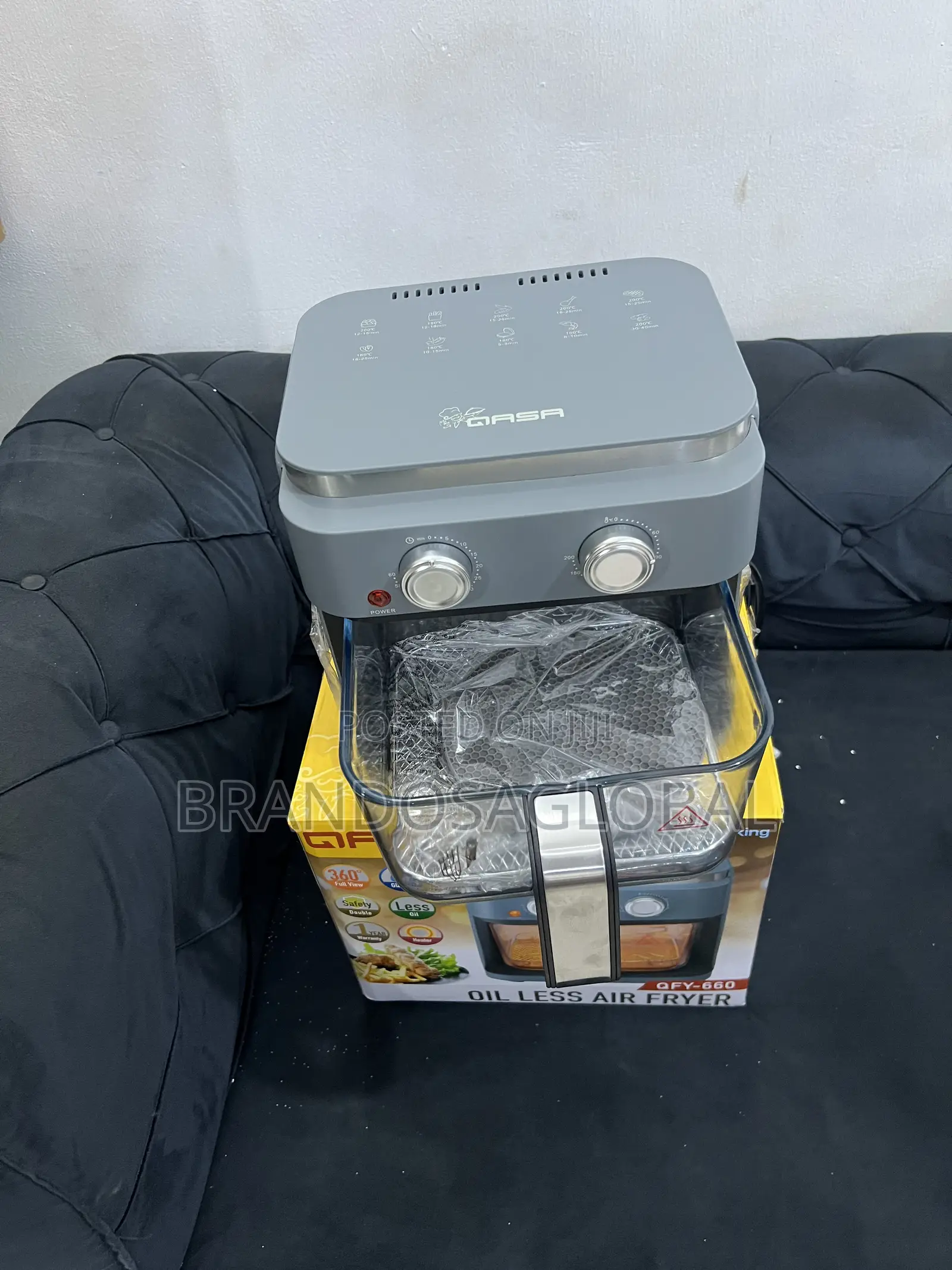 Qasa 6l Oilless Air Fryer Built for Healthy Home Cooking [Qfy 660]