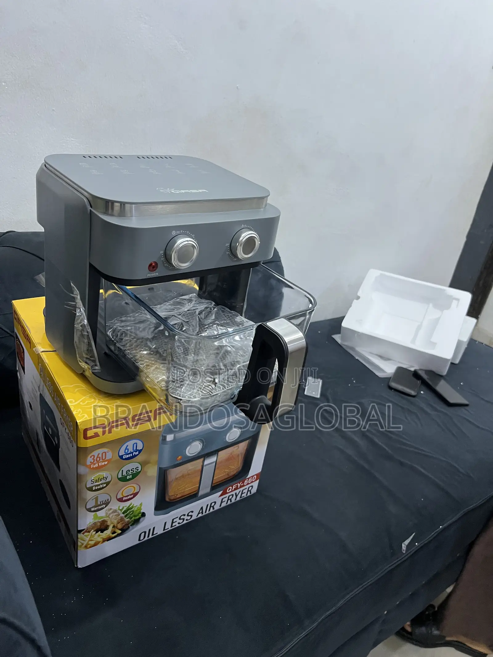 Qasa 6l Air Fryer Suitable for Low Oil Food Preparation [Qfy 660]