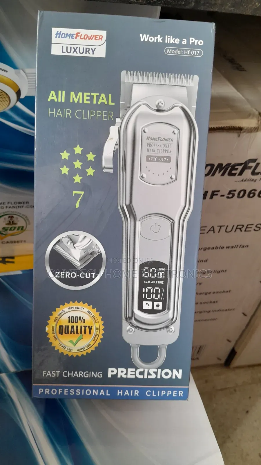 Homeflower Professional Rechargeable Hair Clipper