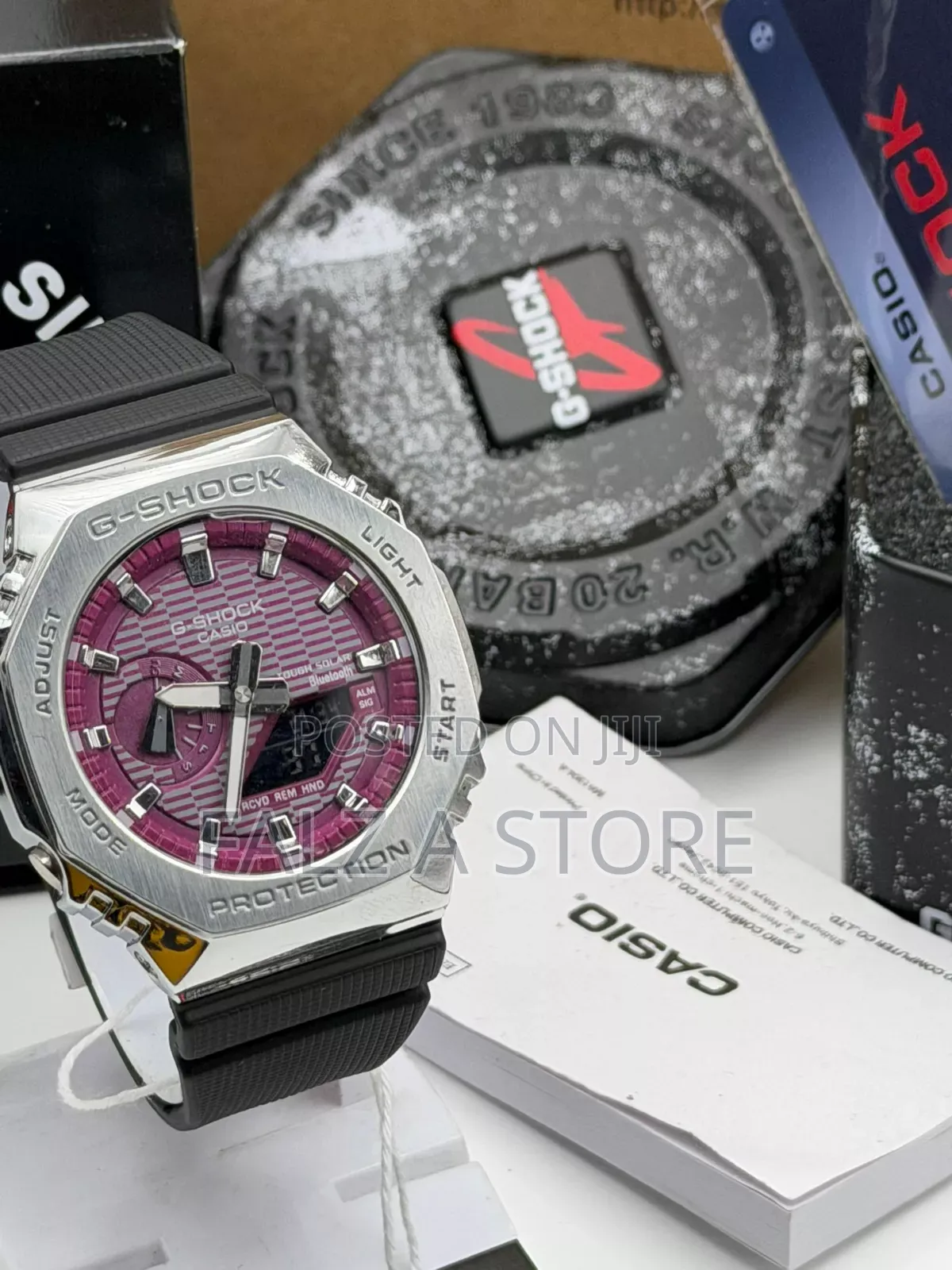 G-Shock Rubber Wristwatch (Analog and Digital)