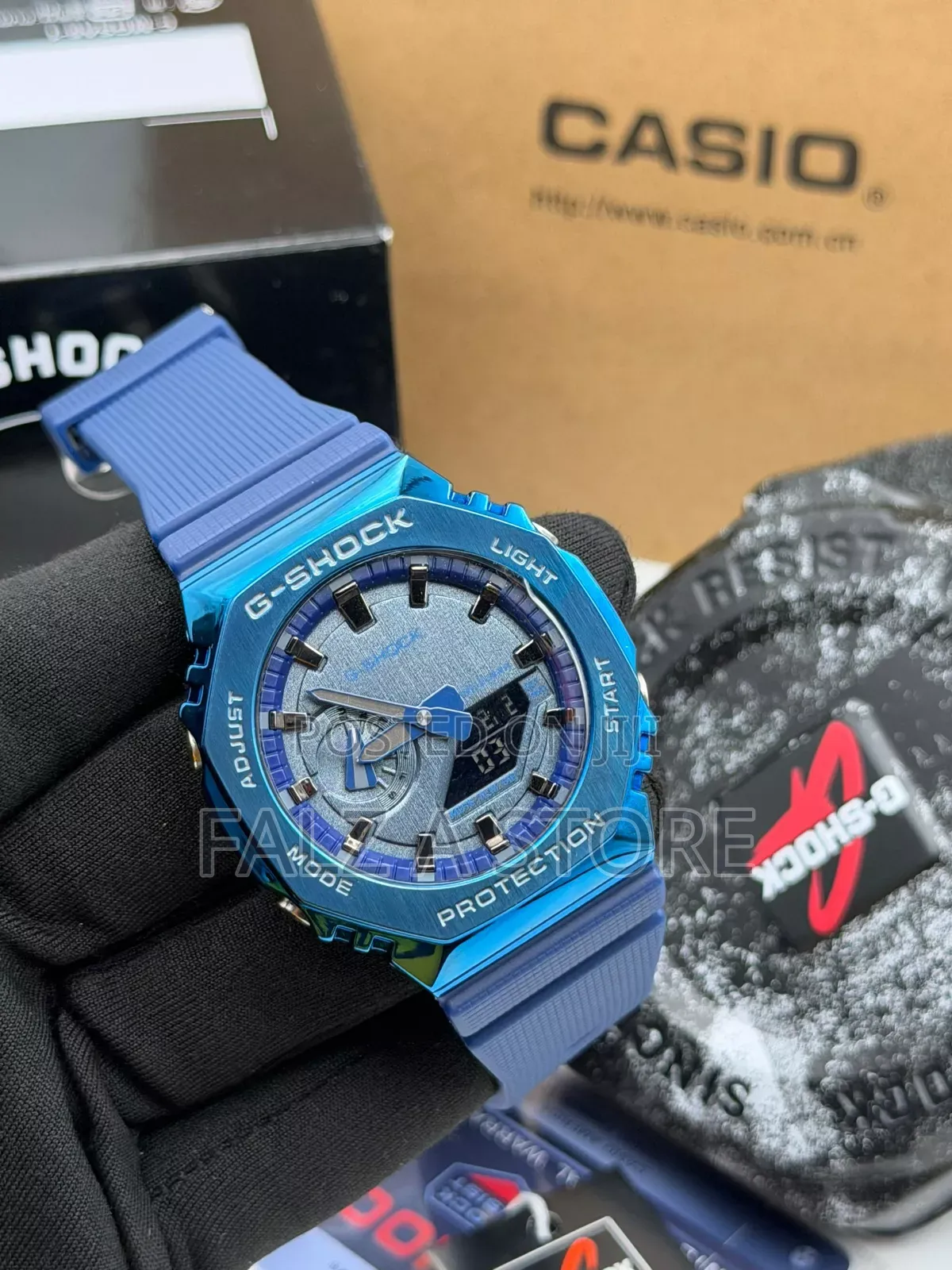 G-Shock Rubber Wristwatch (Analog and Digital)