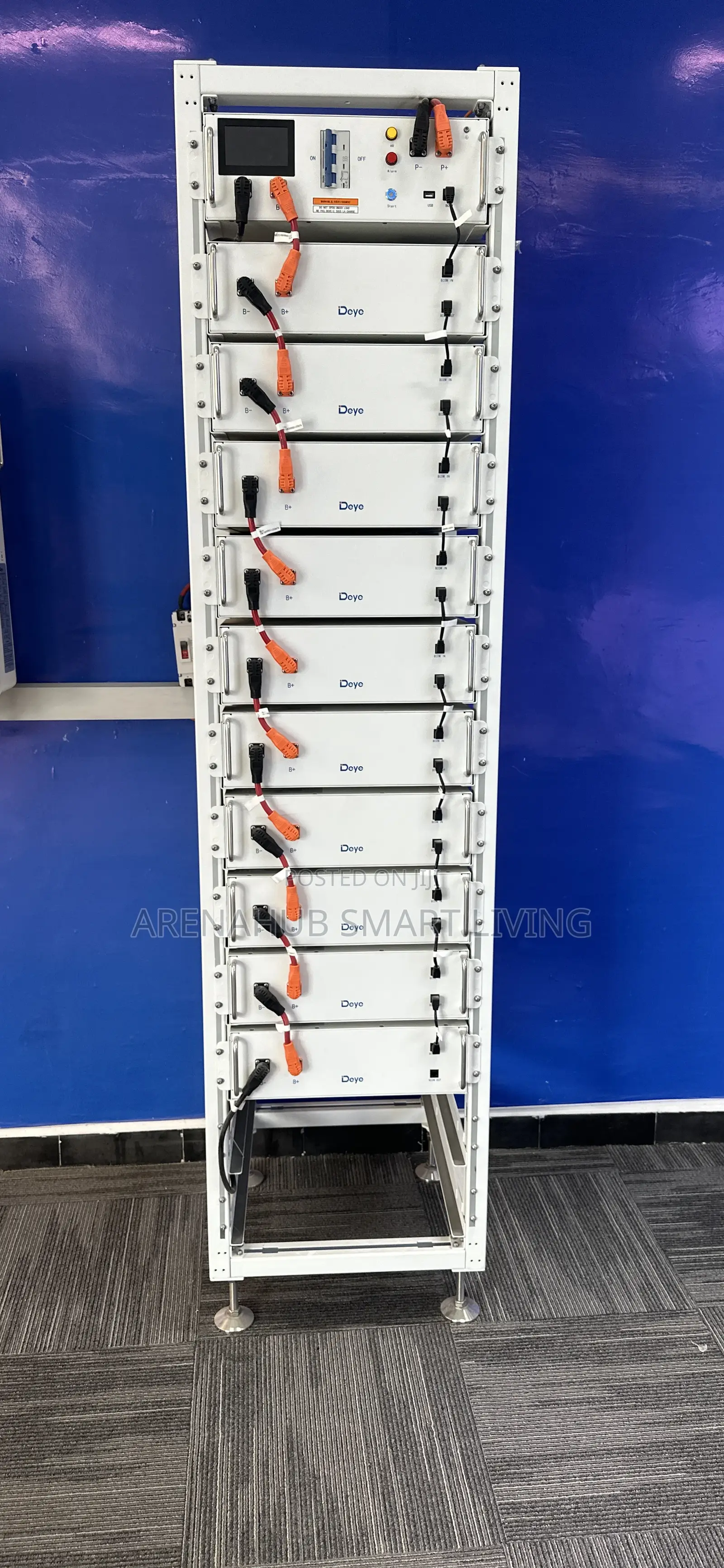 55kwh Deye Stackable Lithium Battery