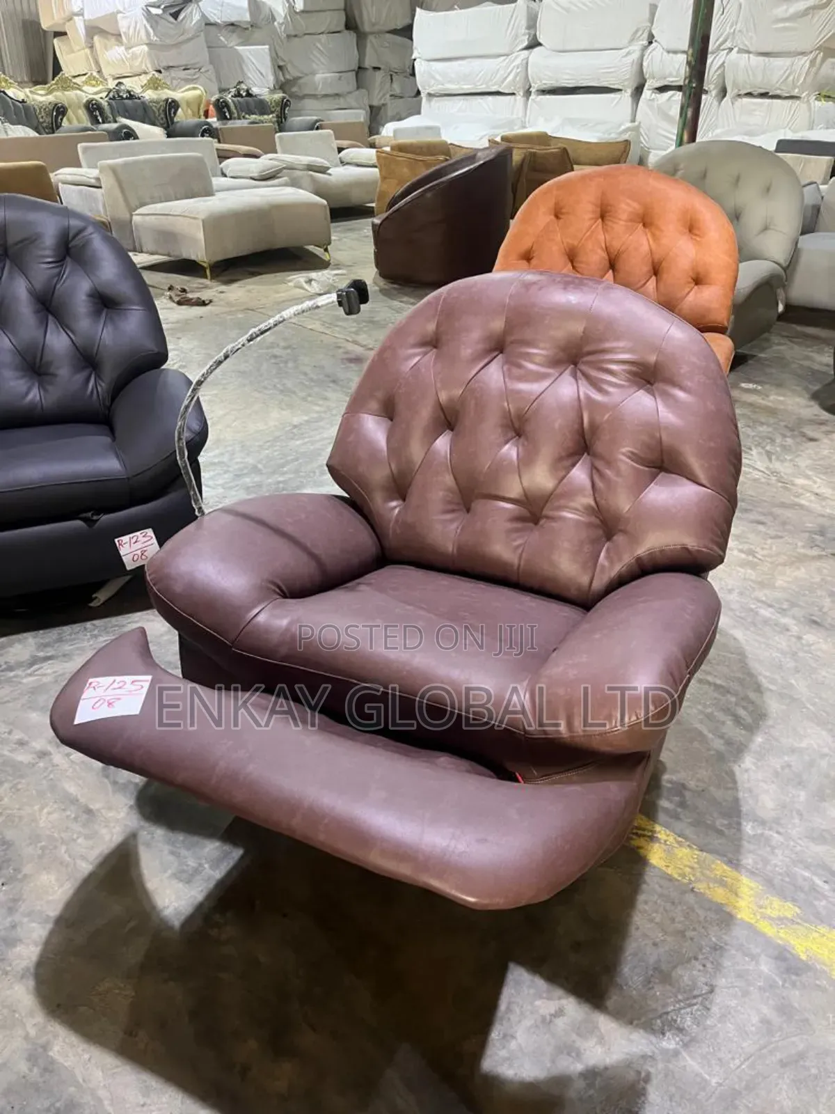 Quality Leather Single Sofa