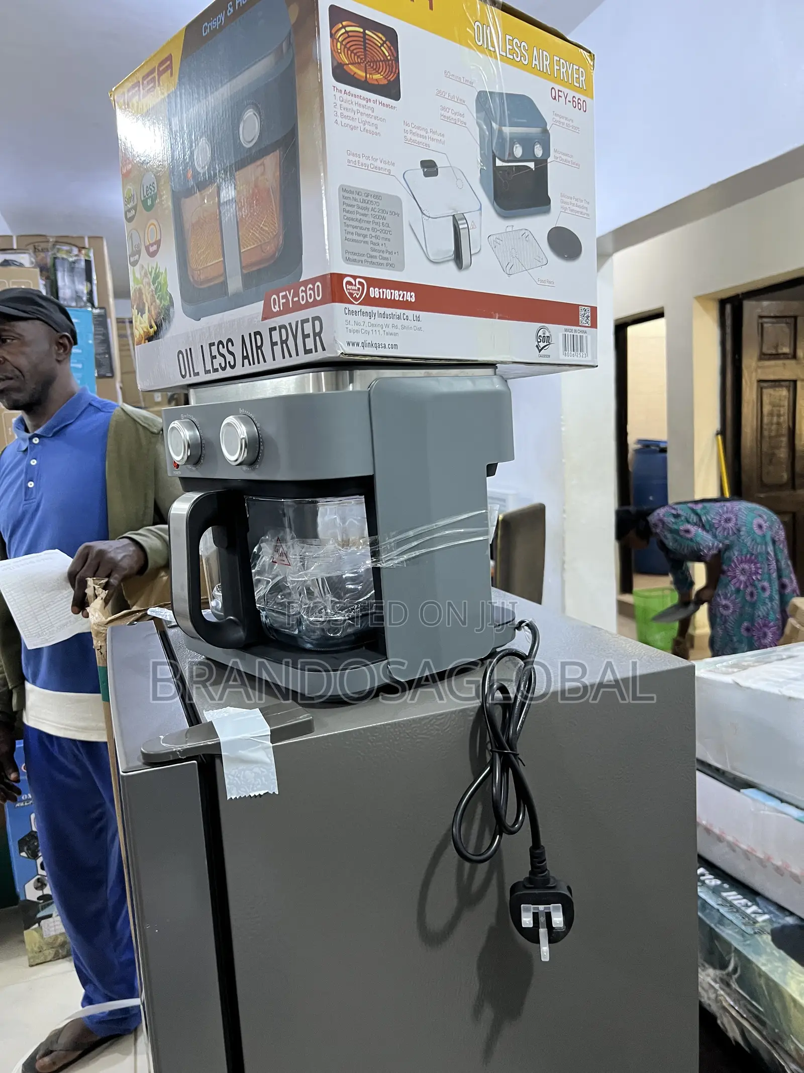 Qasa 6l Air Fryer Designed for Even Cooking Performance [Qfy 660]