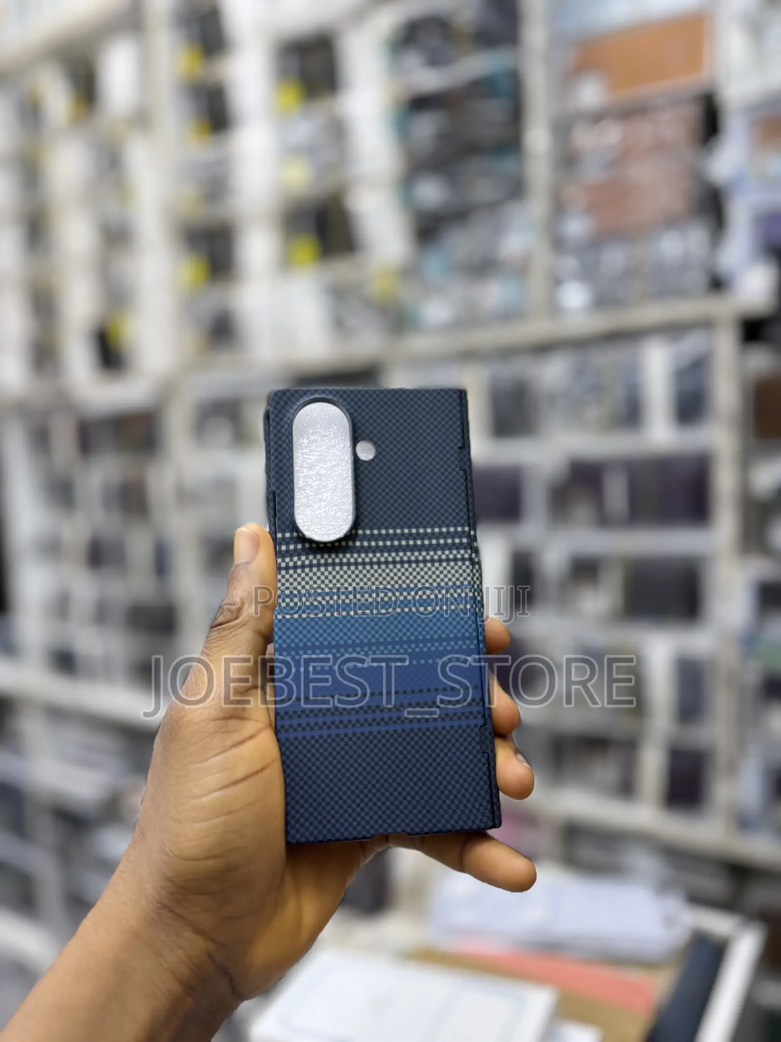 Samsung Galaxy Z Fold 7,6,5,4 Ultra Slim Carbon Fiber Case With Glass