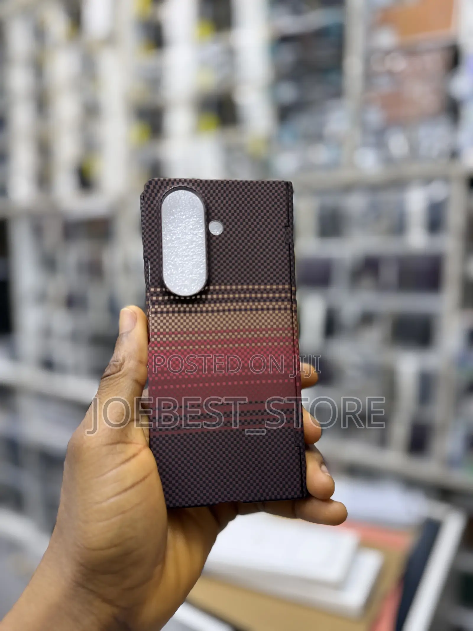 Samsung Galaxy Z Fold 7,6,5,4 Ultra Slim Carbon Fiber Case With Glass
