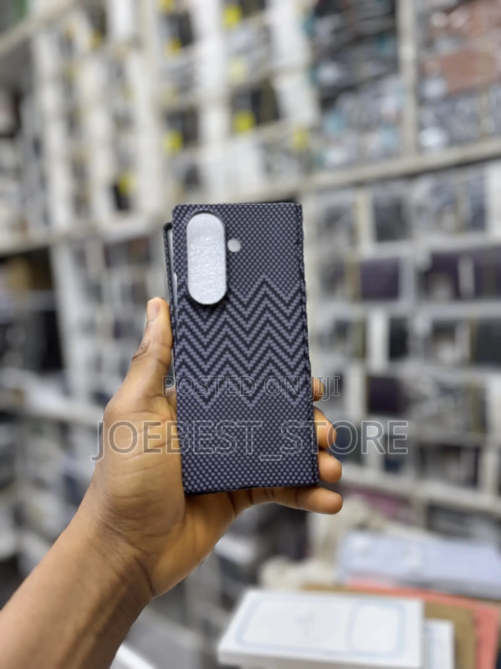 Samsung Galaxy Z Fold 7,6,5,4 Ultra Slim Carbon Fiber Case With Glass