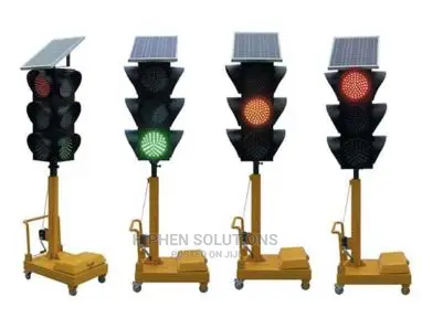 Solar Temporary Traffic Lights
