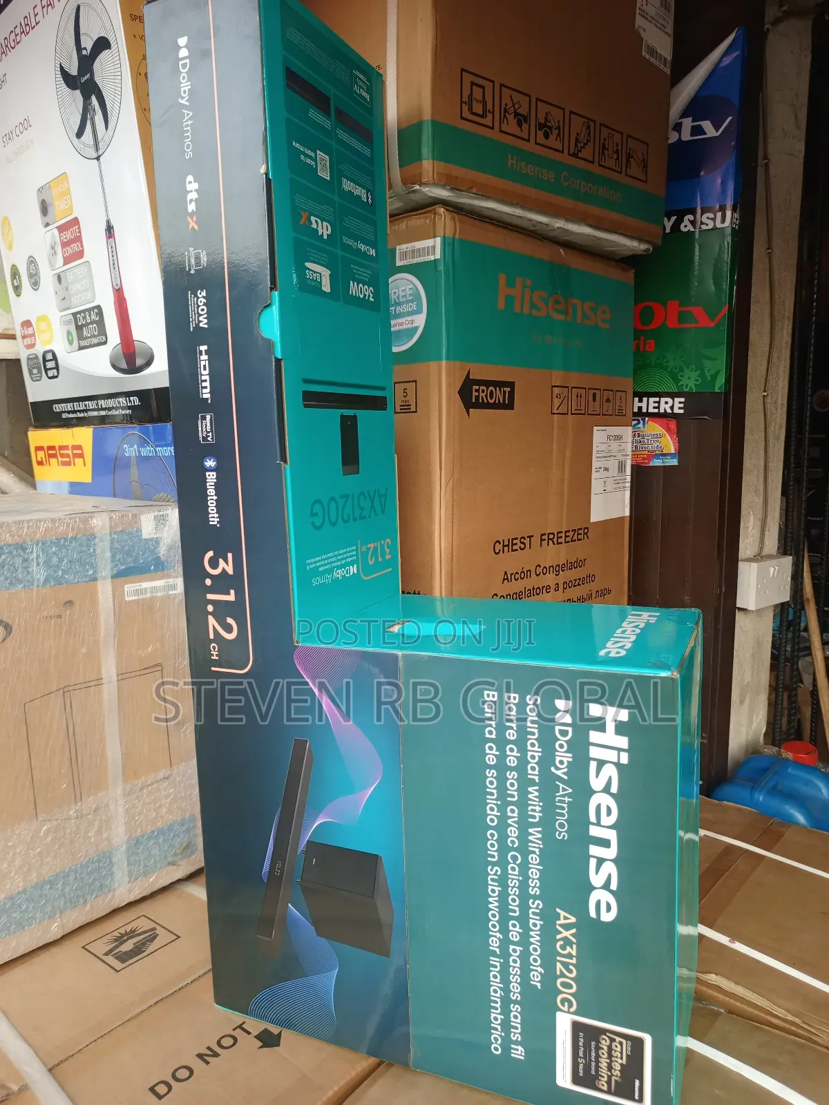 Hisense 360w Soundbar With Subwoofer 3.1.2ch | Aud 3120-Ax