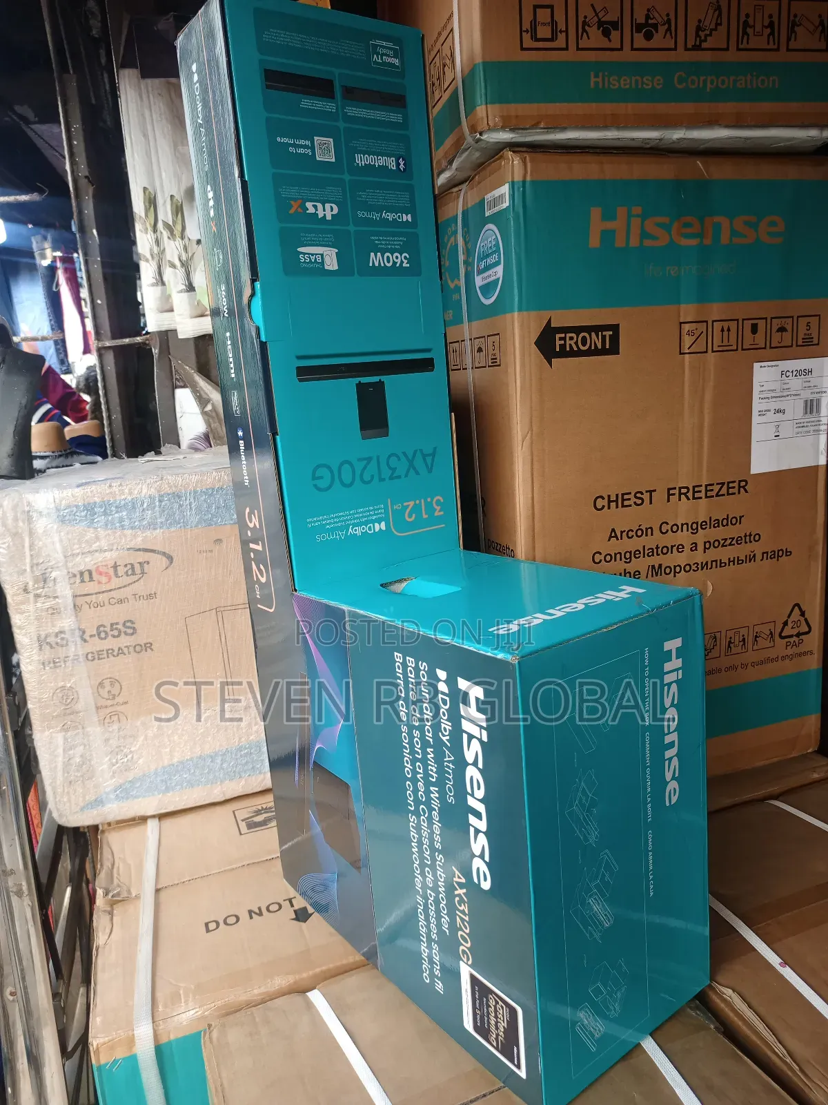 Hisense 360w Soundbar With Subwoofer 3.1.2ch | Aud 3120-Ax