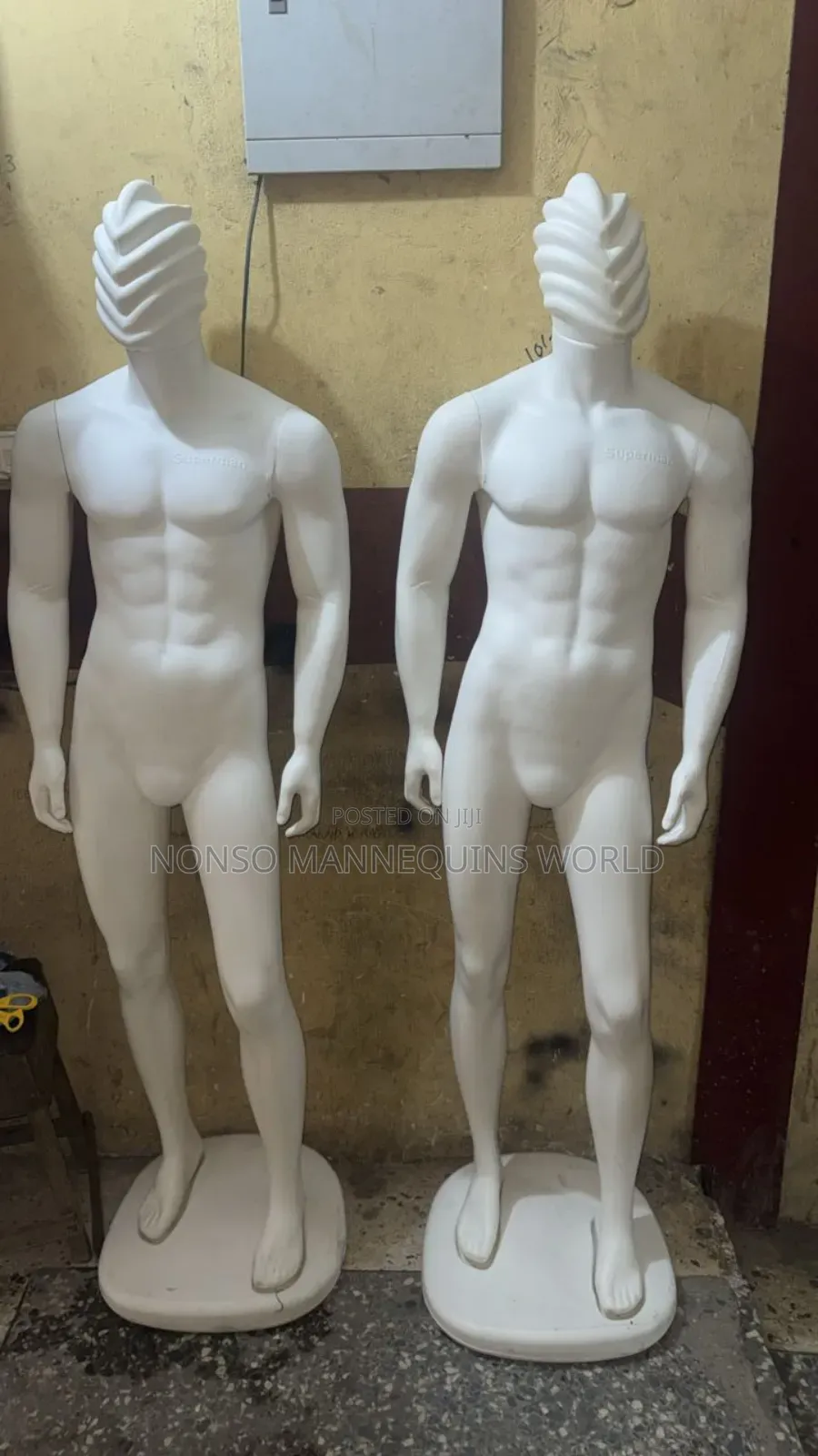 Spider Head Huge Male Complete Plastic Mannequin