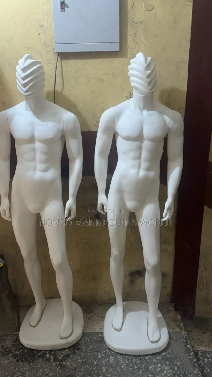 Spider Head Huge Male Complete Plastic Mannequin