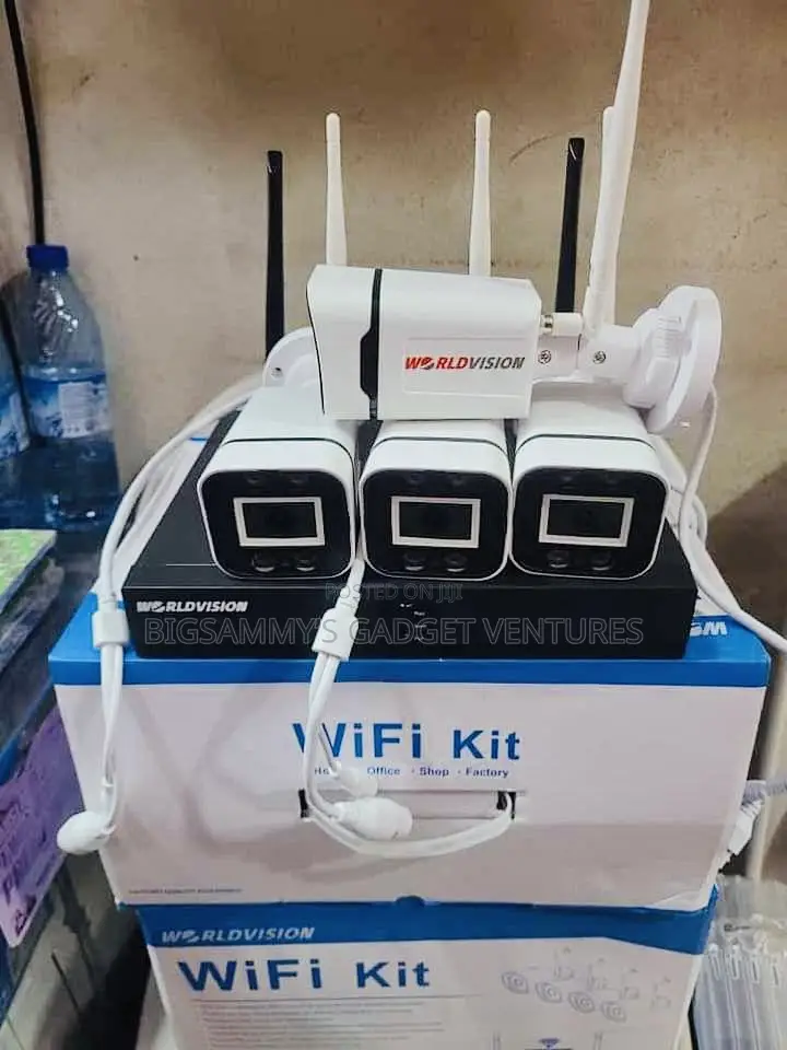 4 Channel Wireless Wifi Cameras Kits