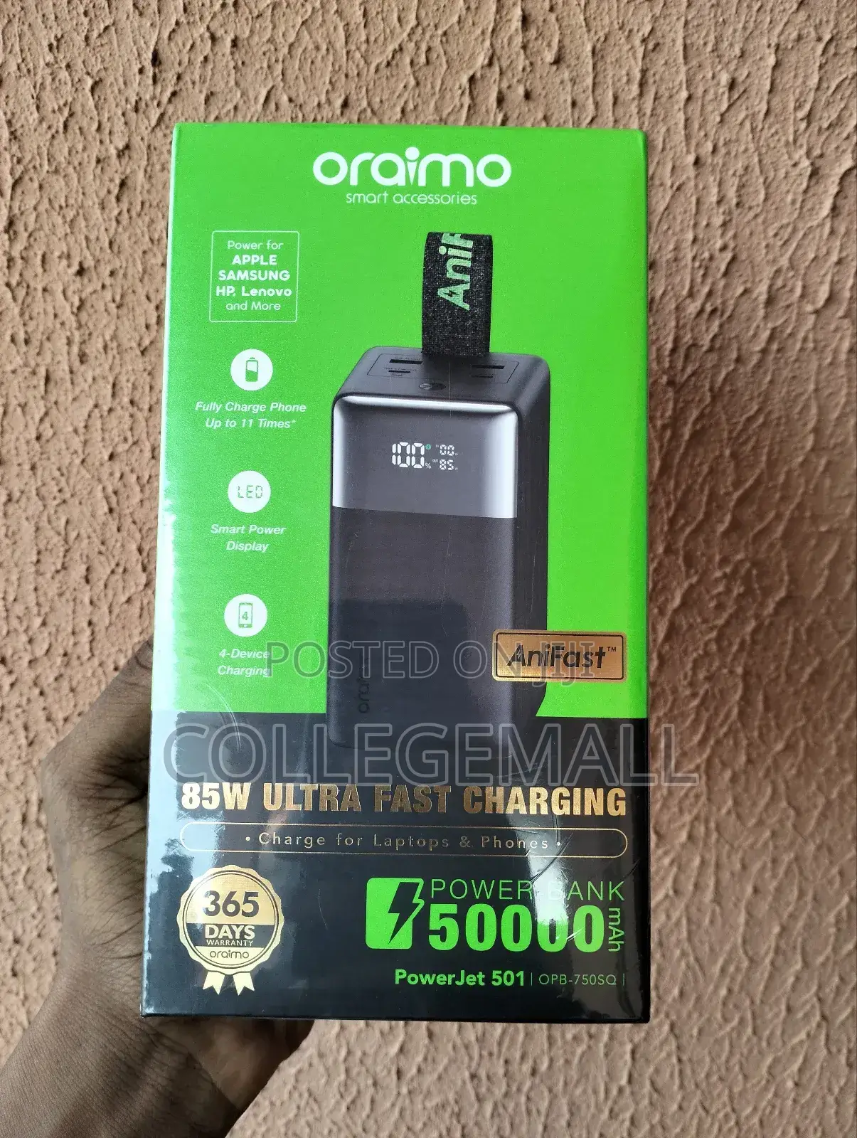 Oraimo Powerjet 501 (50,000mah) Powerbank