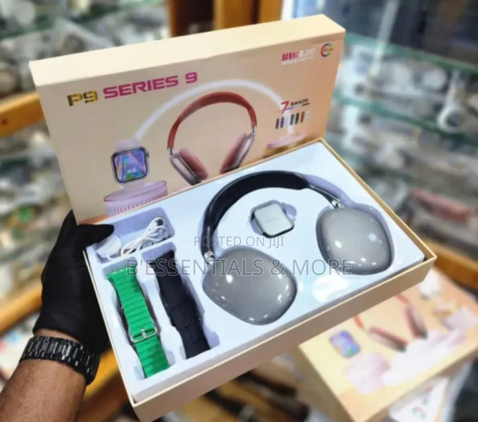 P9 Series 10
Smart Watch
Headset
With 4 Straps