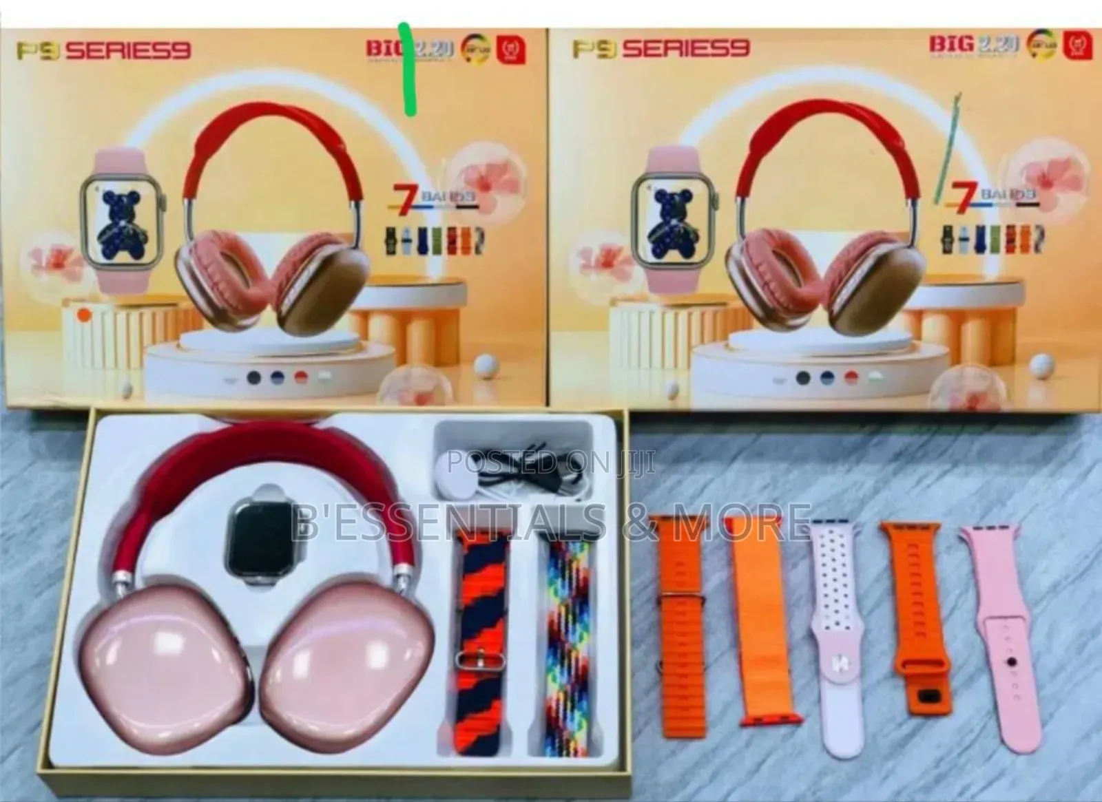 P9 Series 10
Smart Watch
Headset
With 4 Straps