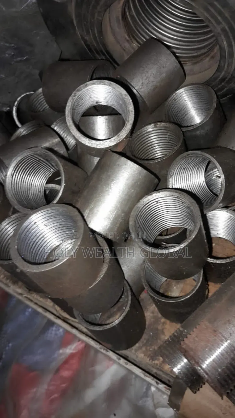 Black Steel Socket and Nipple