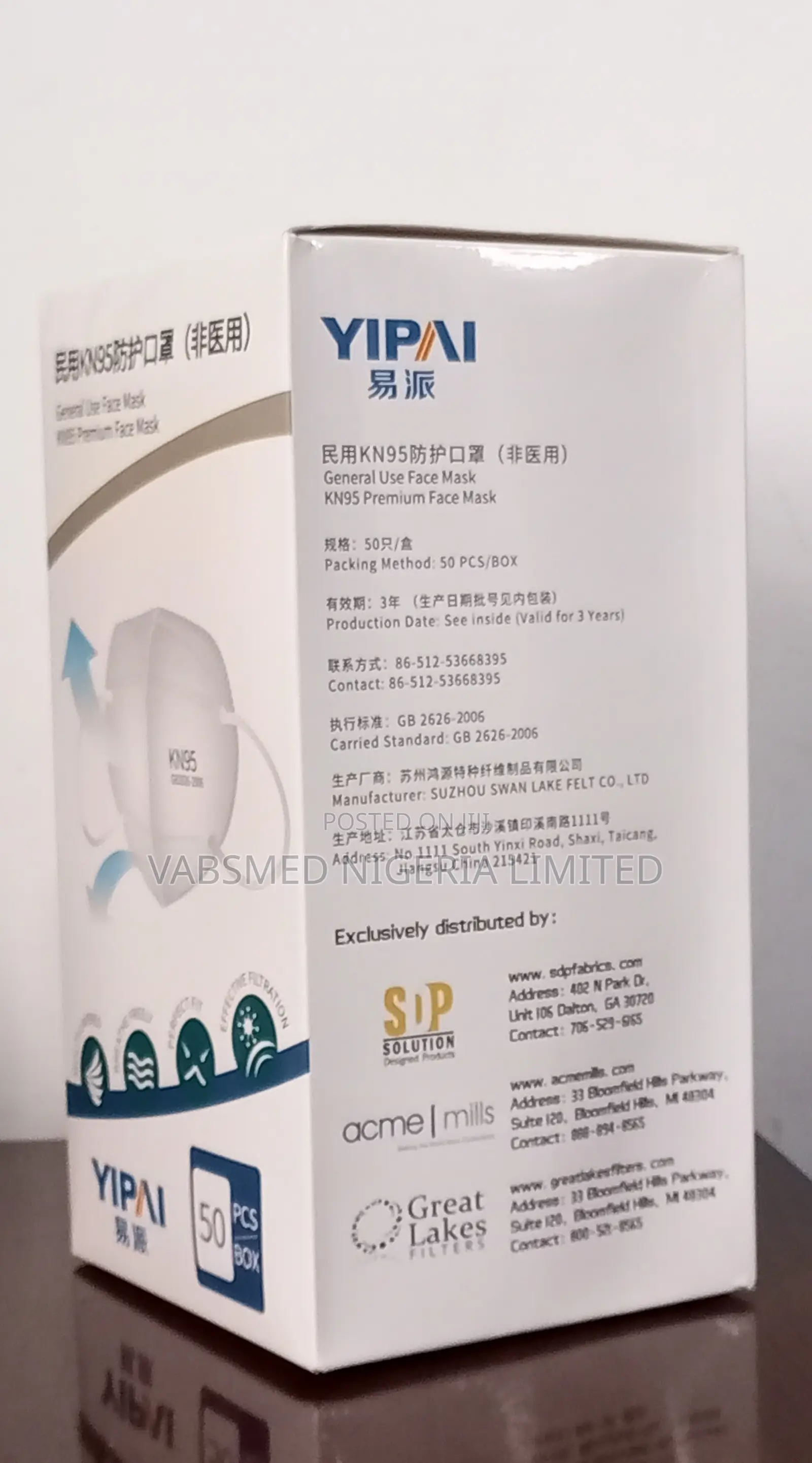 Yipai Kn95 Premium Face Masks