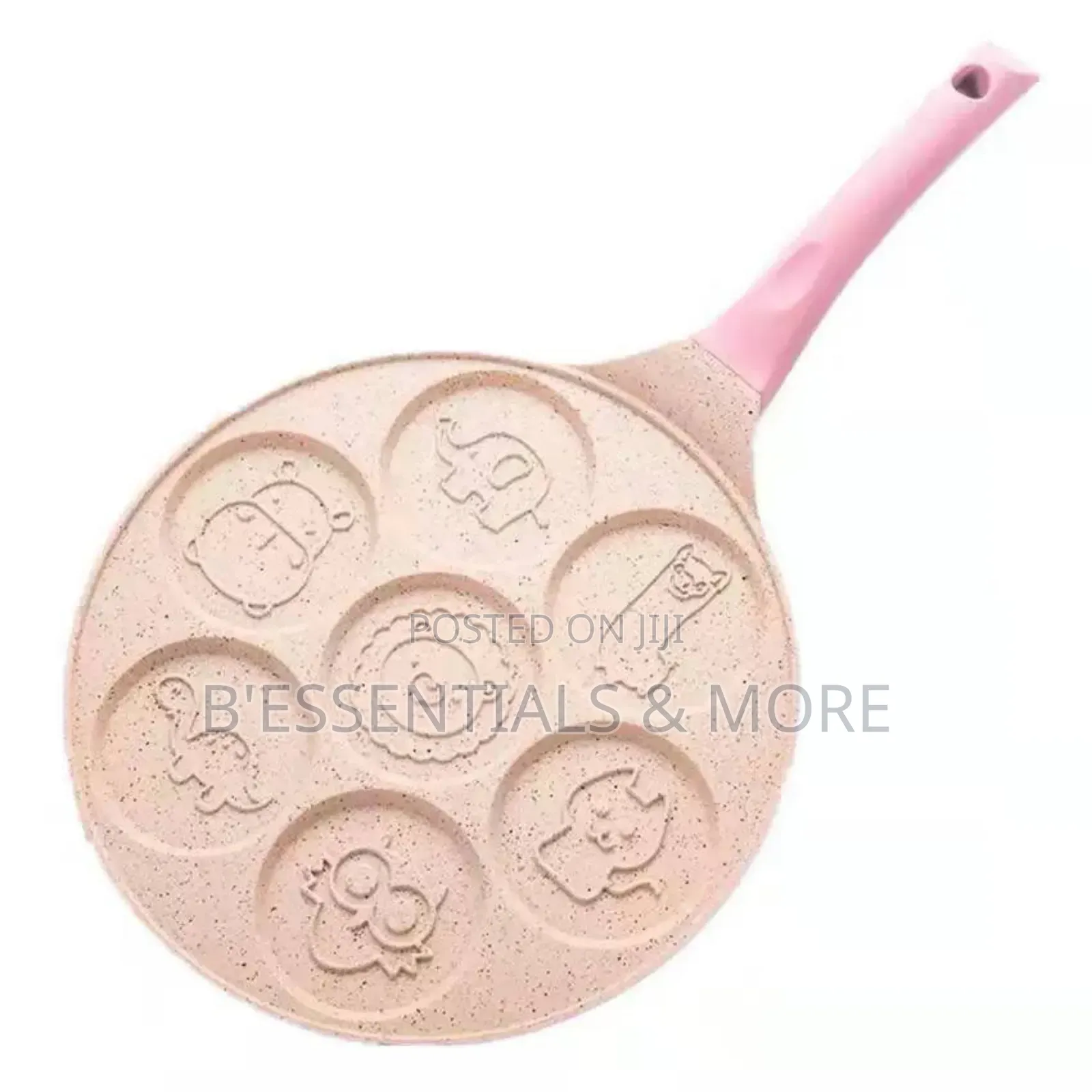Seven-Hole Flat-Bottomed Non-Stick Frying Pan,
