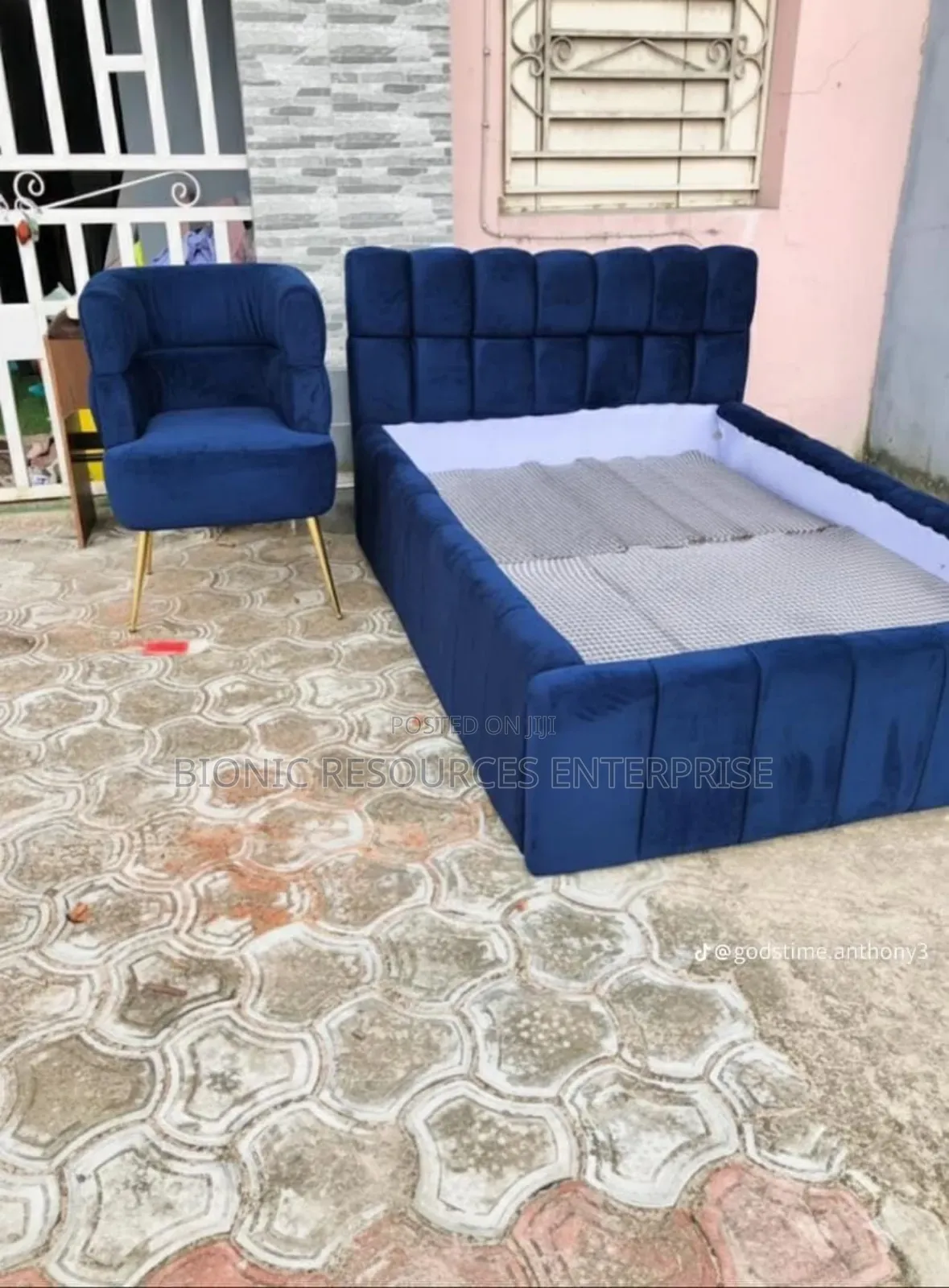 Bedframe and Chair