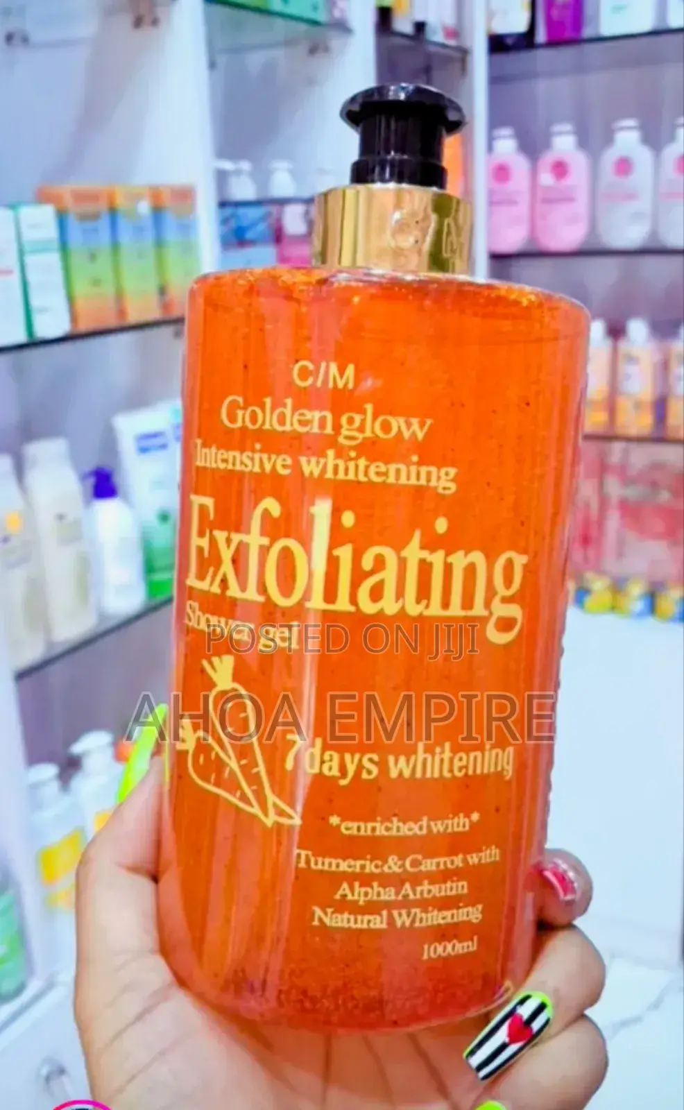Golden Glow Intensive Whitening Exfoliating Shower Gel