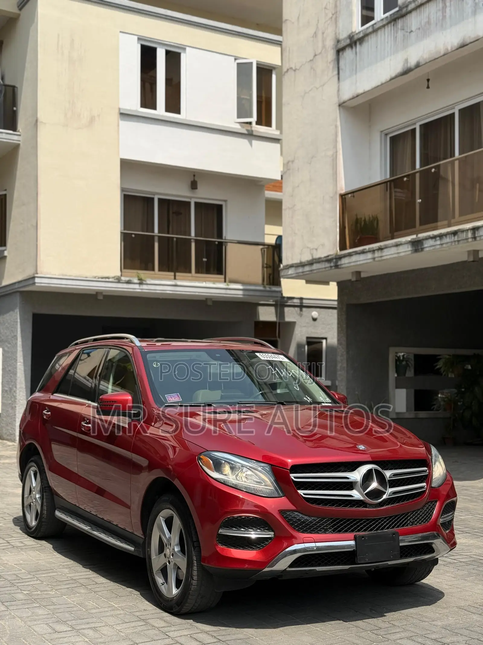 Mercedes-Benz GLE-Class GLE 350d 4MATIC 2016 Red