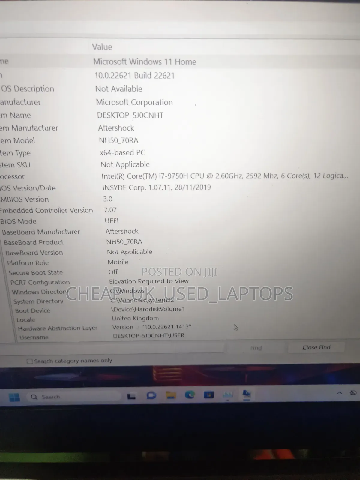 Laptop 16GB Intel Core I7 HDD+SSD 750GB