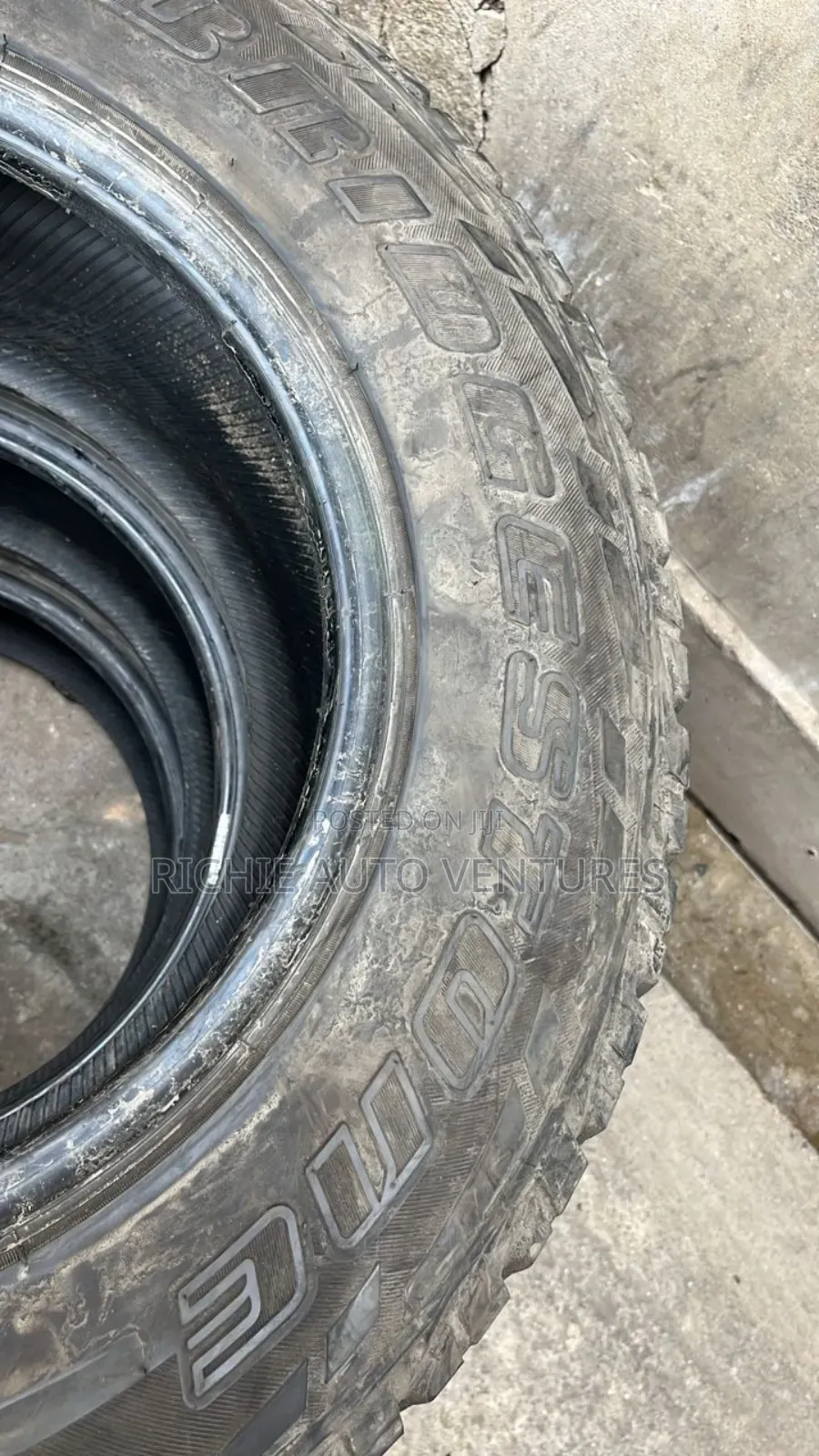 First Grade 265/65r17 Bridgestone Tires.