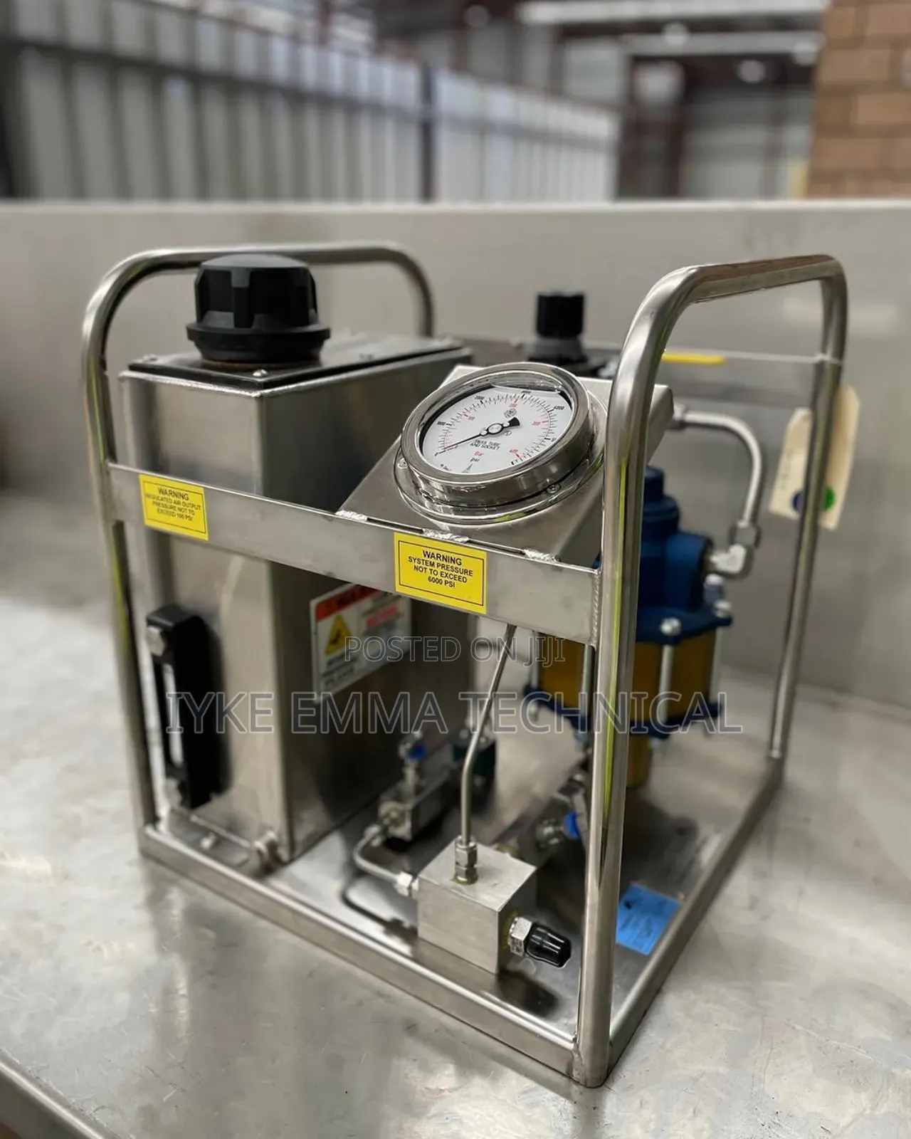 Hydrostatic Pressure Test Unit