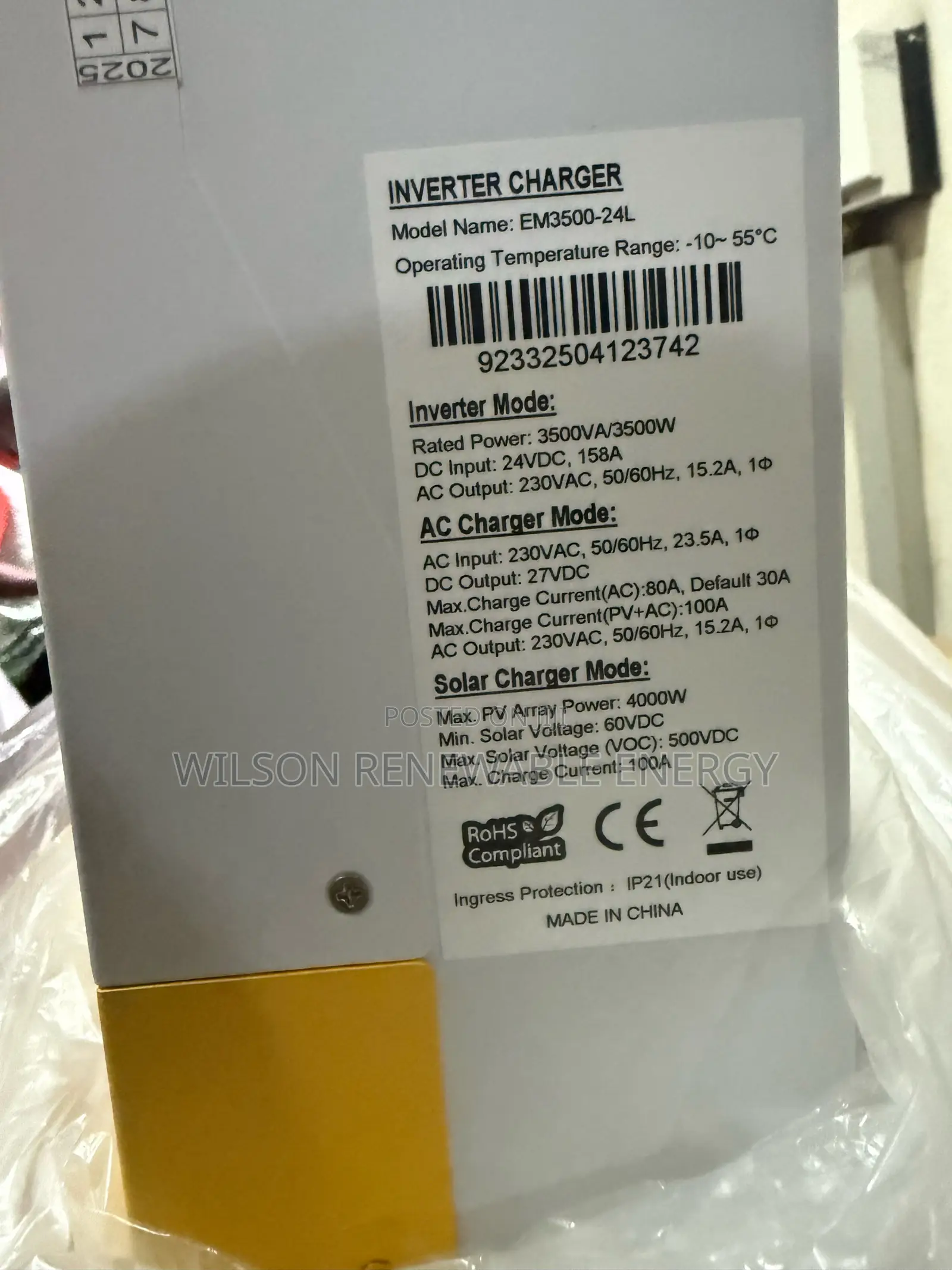 Smk 3.5kva 24v Hybrid Inverter