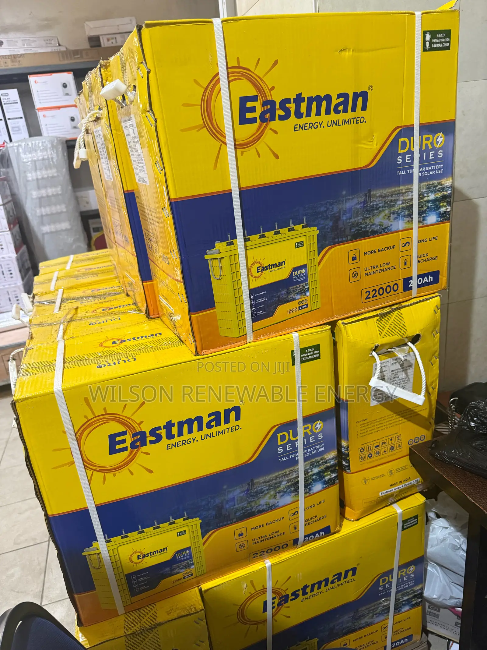 Eastman 220ah 12v Tubular Battery