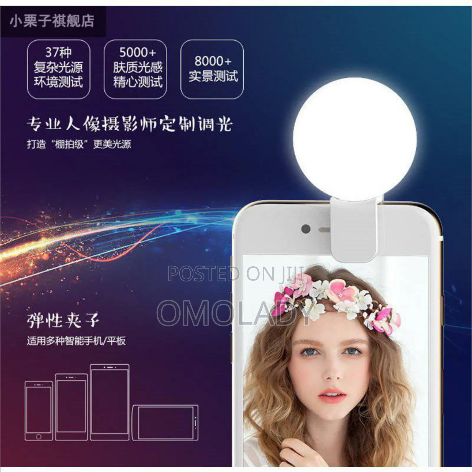 Clip-on Phone Selfie Ring Light