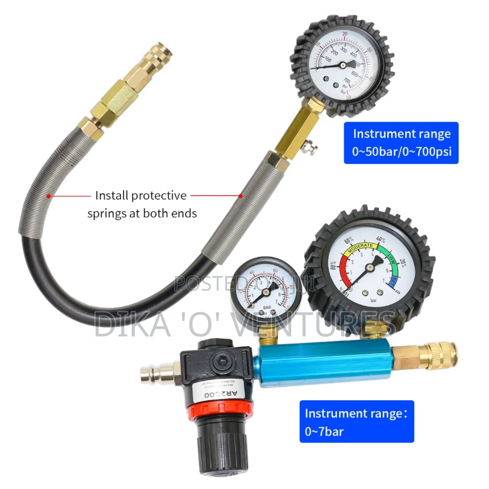 Engine Cylinder Pressure Gauge Kit