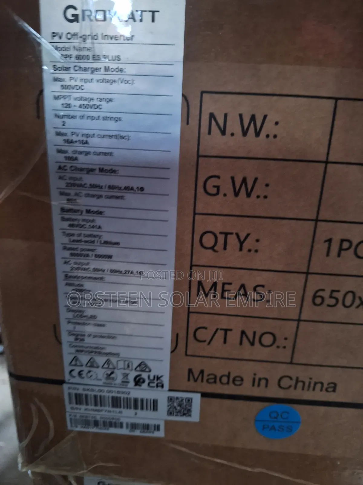 Growatt 6kva Inverter