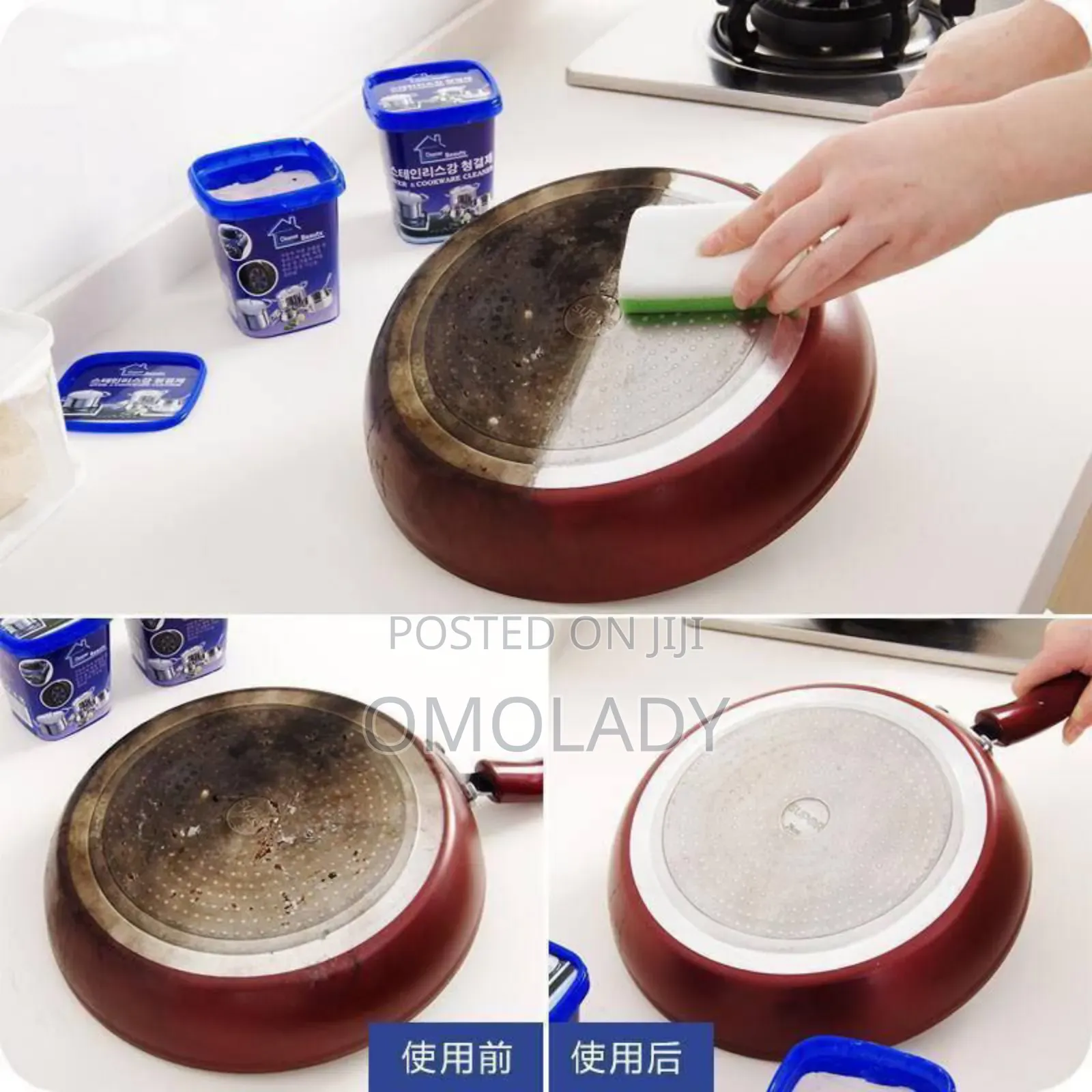 Pot Wash Scrubber Oven and Cookware Cleaner